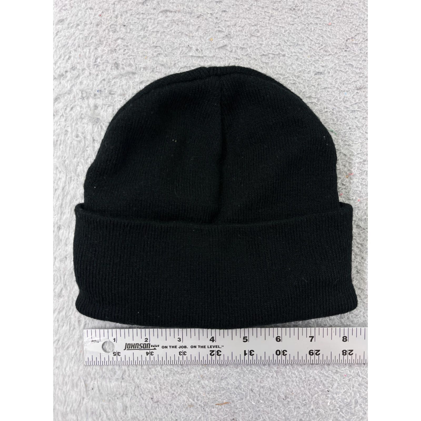 Vintage Beanie Toque Adult One Size Black Knit 100% Acrylic Winter Snow Ski Outdoors Size ONE SIZE - 3 Thumbnail