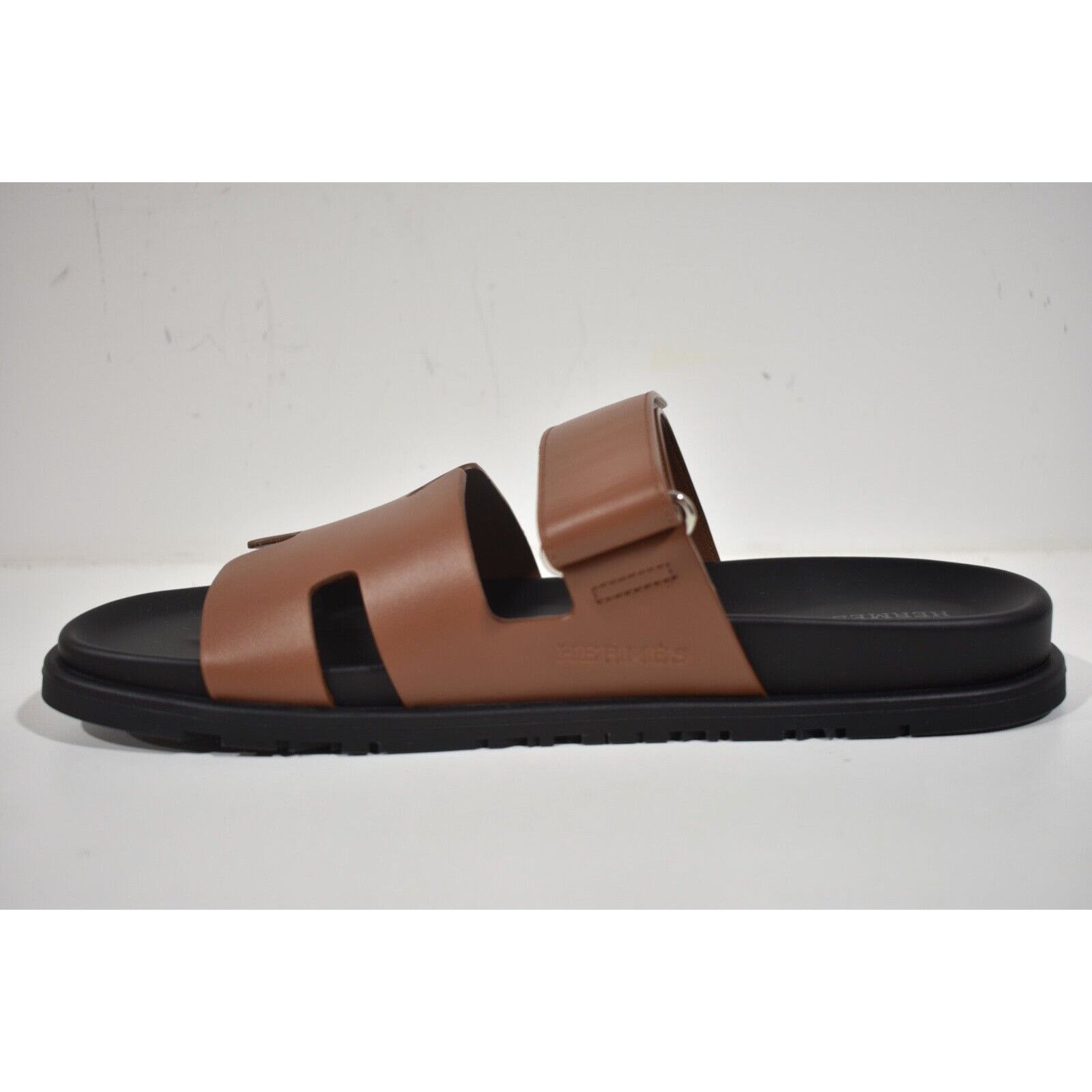 Hermes Hermes Chypre Sandal Men Logo Slide Slip On Flat 44.5 11.5 Size US 11.5 / EU 44-45 - 9 Thumbnail