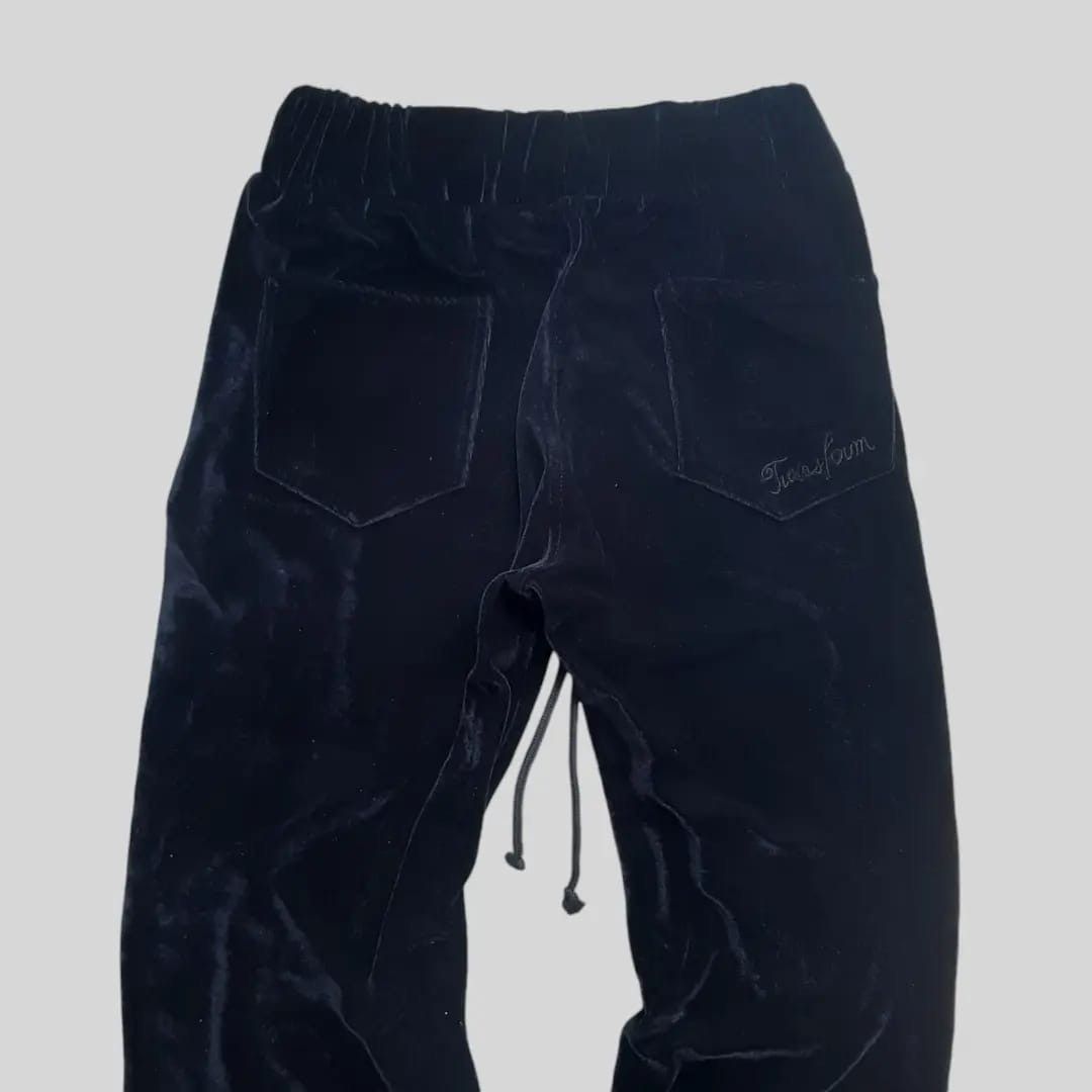 Le Grande Bleu (L.G.B.) Xfrm "transform" drawstring velour sweatpant Size US 31 - 4 Thumbnail