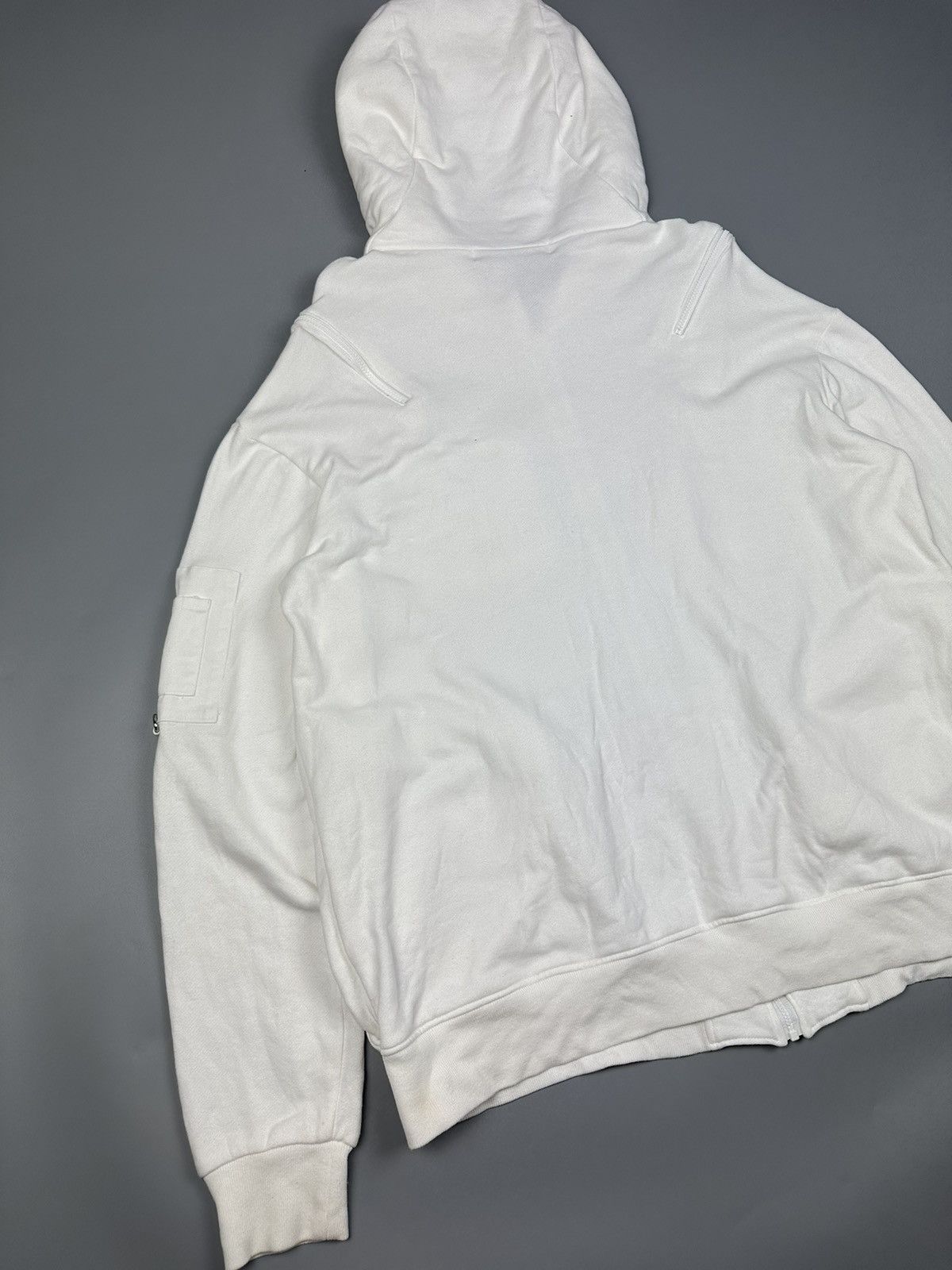 14th Addiction × If Six Was Nine Seditionaries Nick Needles Multiple Zips Off White Hoodies Size US XXL / EU 58 / 5 - 8 Thumbnail