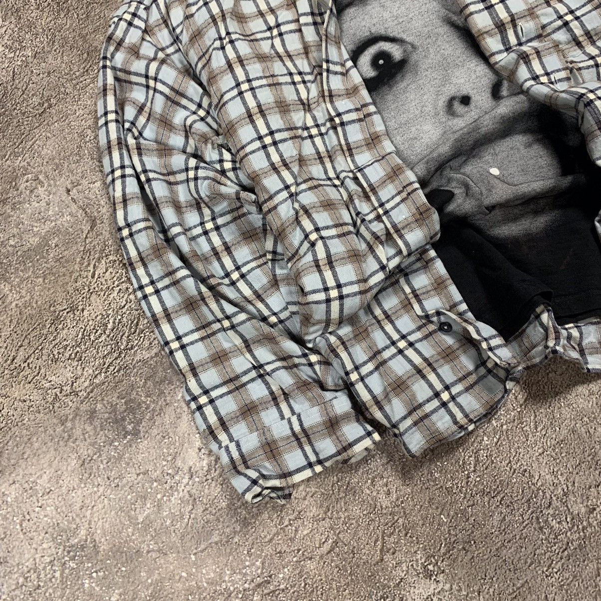 Flannel vintage flannel plaid shirt checkered streetwear 90s Y2K Size US XL / EU 56 / 4 - 2 Thumbnail