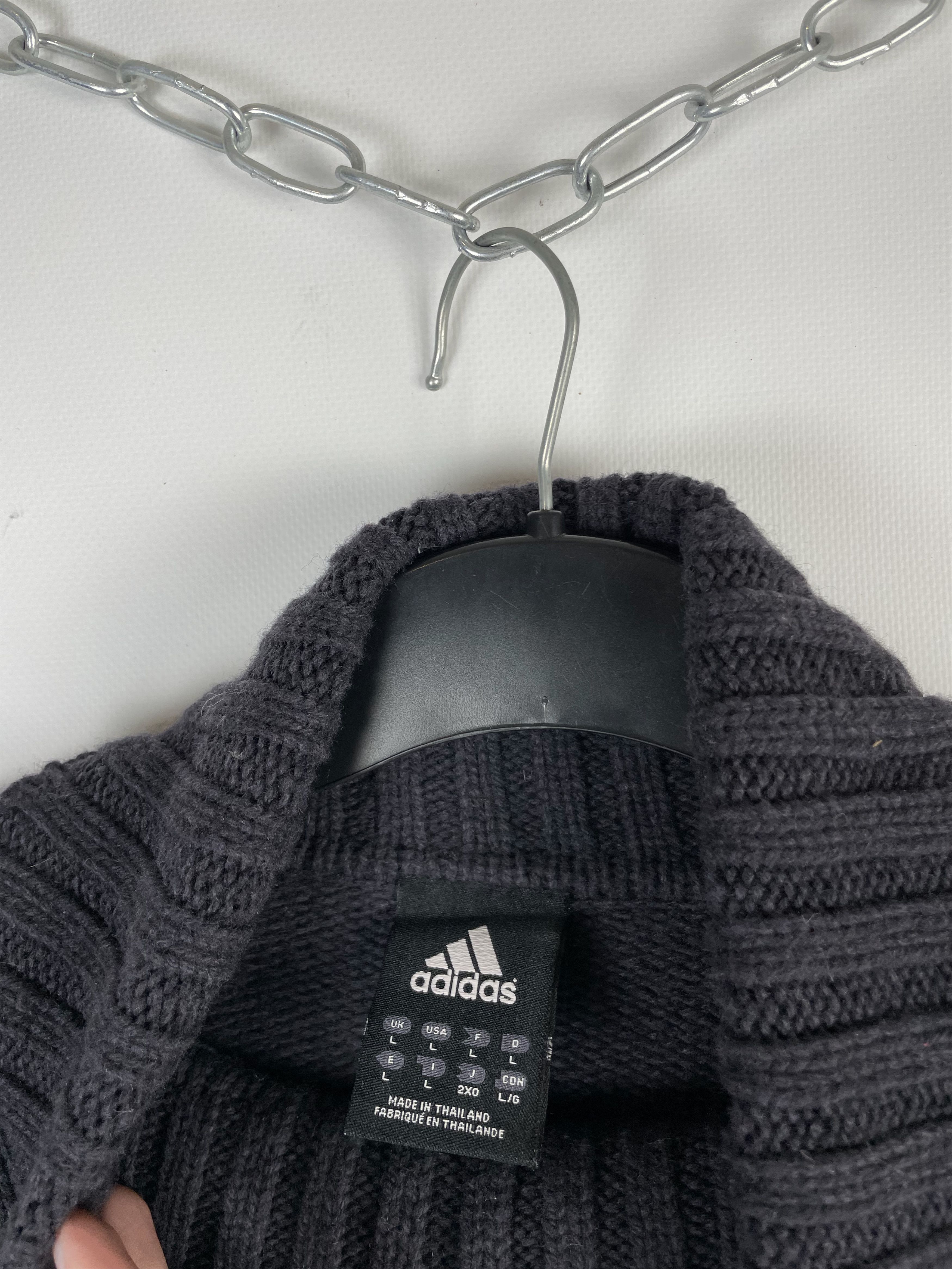 Adidas Adidas Fashion Turtleneck Sweater Size US L / EU 52-54 / 3 - 4 Thumbnail