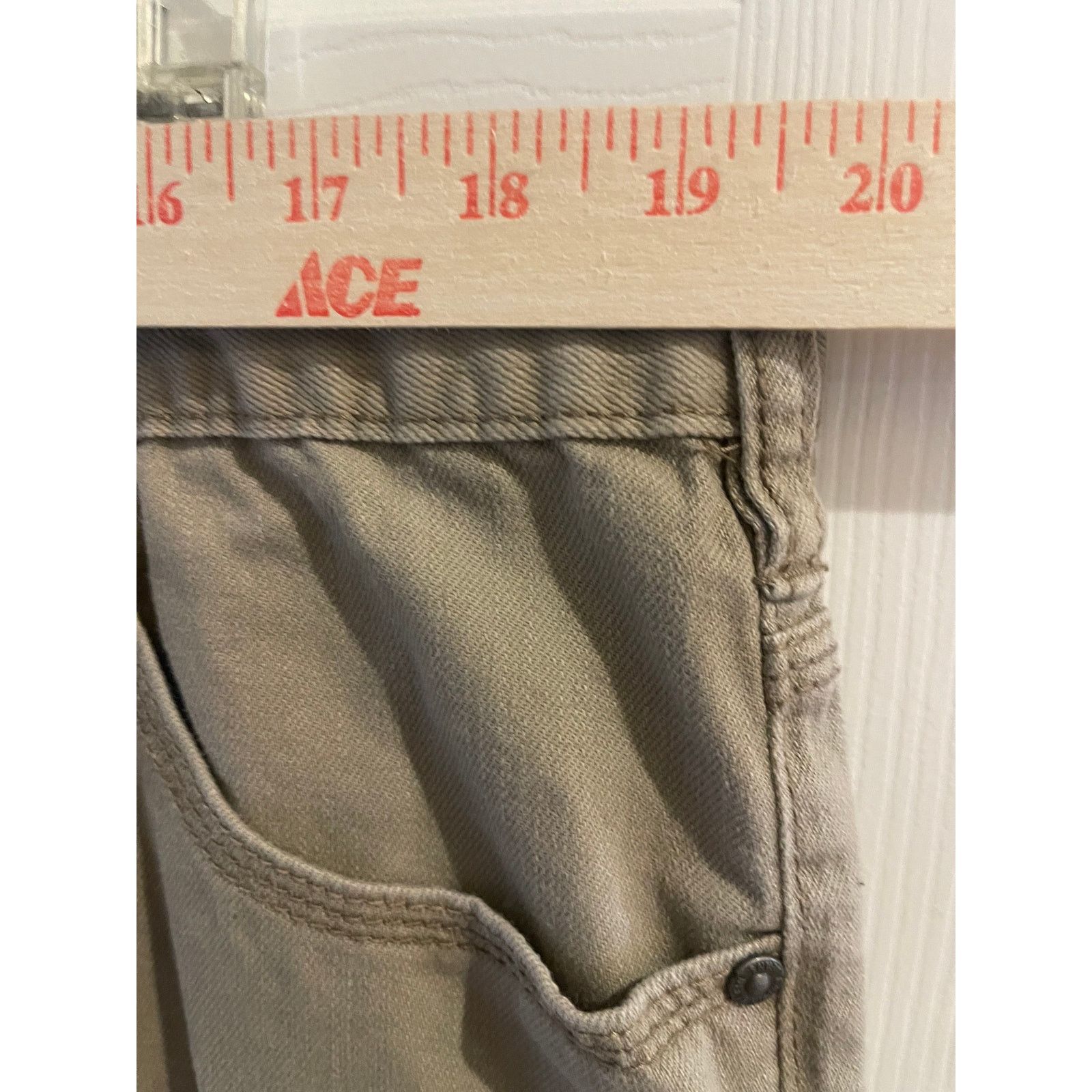 Calvin Klein Calvin Klein Jeans Men’s Khaki Straight Leg Pants Size 42 Size US 42 / EU 58 - 8 Thumbnail
