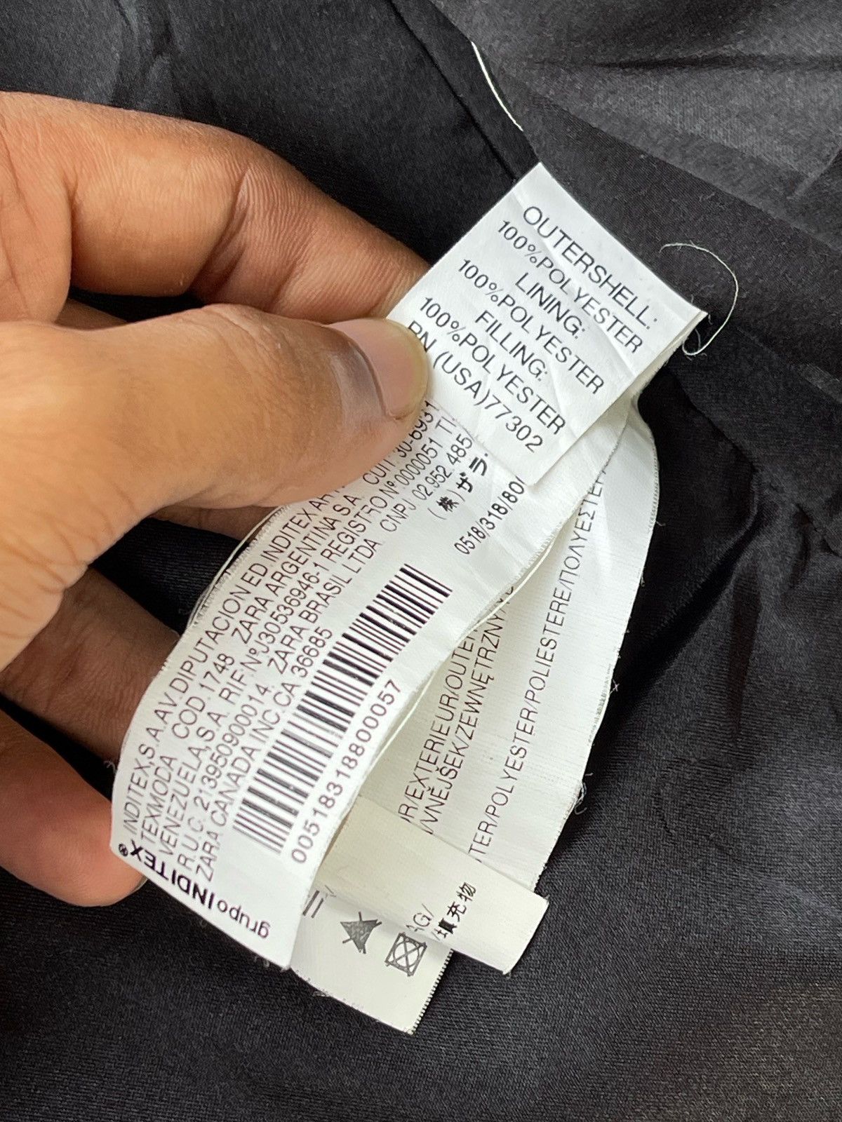 Zara ZARA MAN BLACKOUT ARMOUR COAT/JACKET Size US XL / EU 56 / 4 - 15 Thumbnail