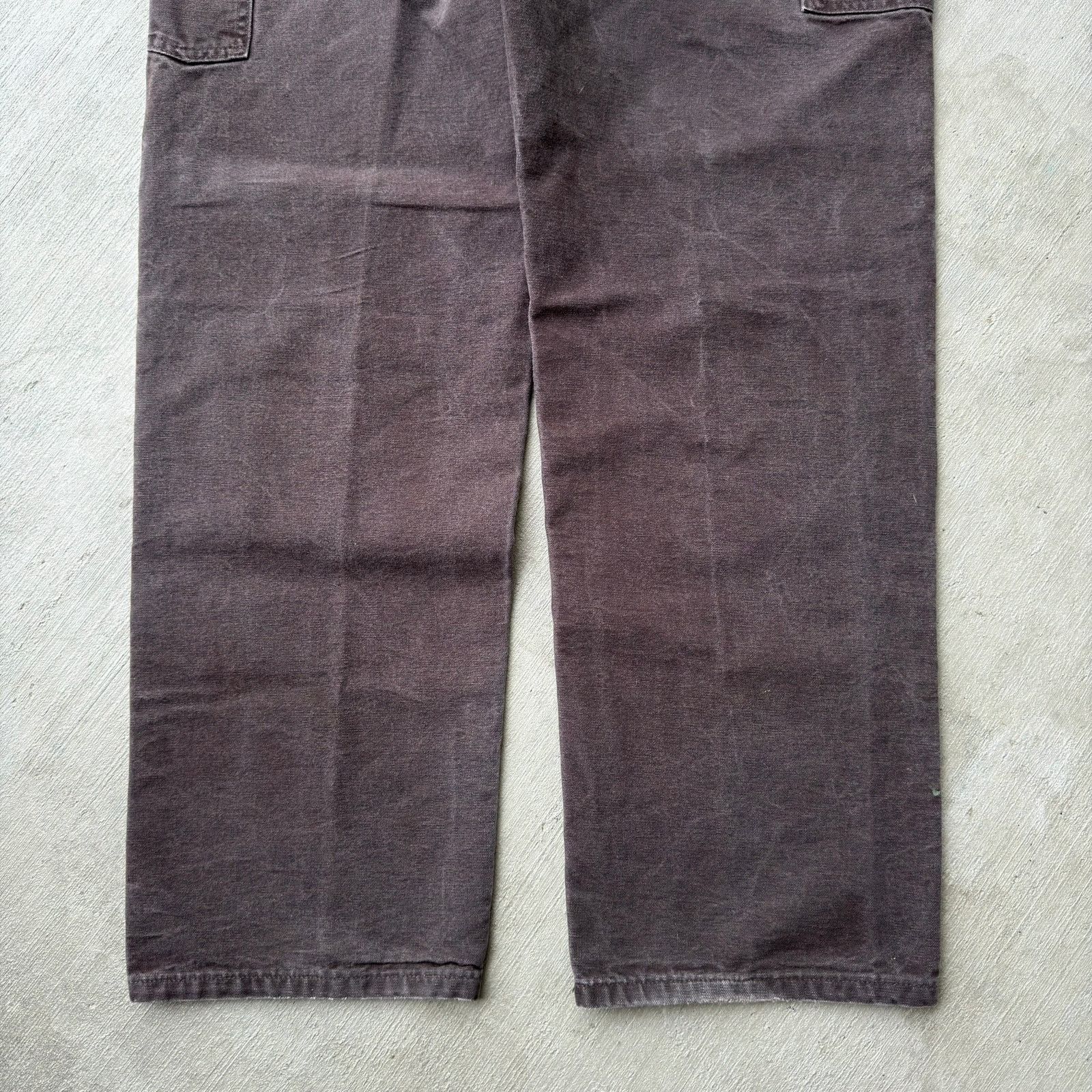 Carhartt × Vintage Carhartt brown double knee work wear carpenter pants Size US 35 - 3 Thumbnail