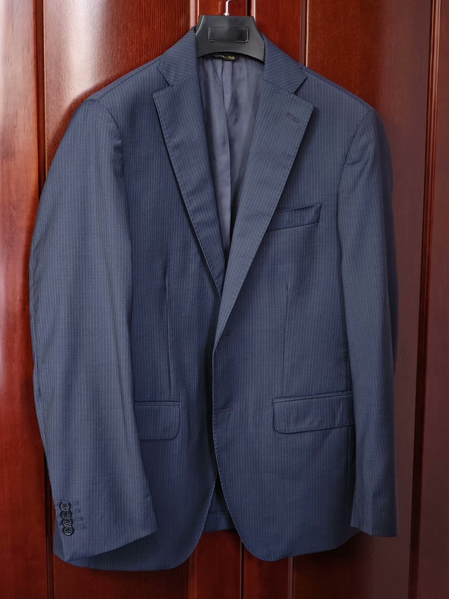 Loro Piana Loro Piana Gray Blue Wool Suit Size US M / EU 48-50 / 2 - 1 Thumbnail