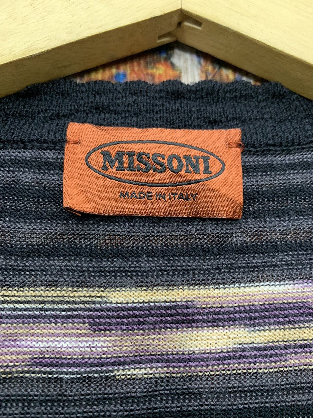 Missoni Missoni Stripe Cardigan Kurt Cobain style Size US M / EU 48-50 / 2 - 4 Thumbnail