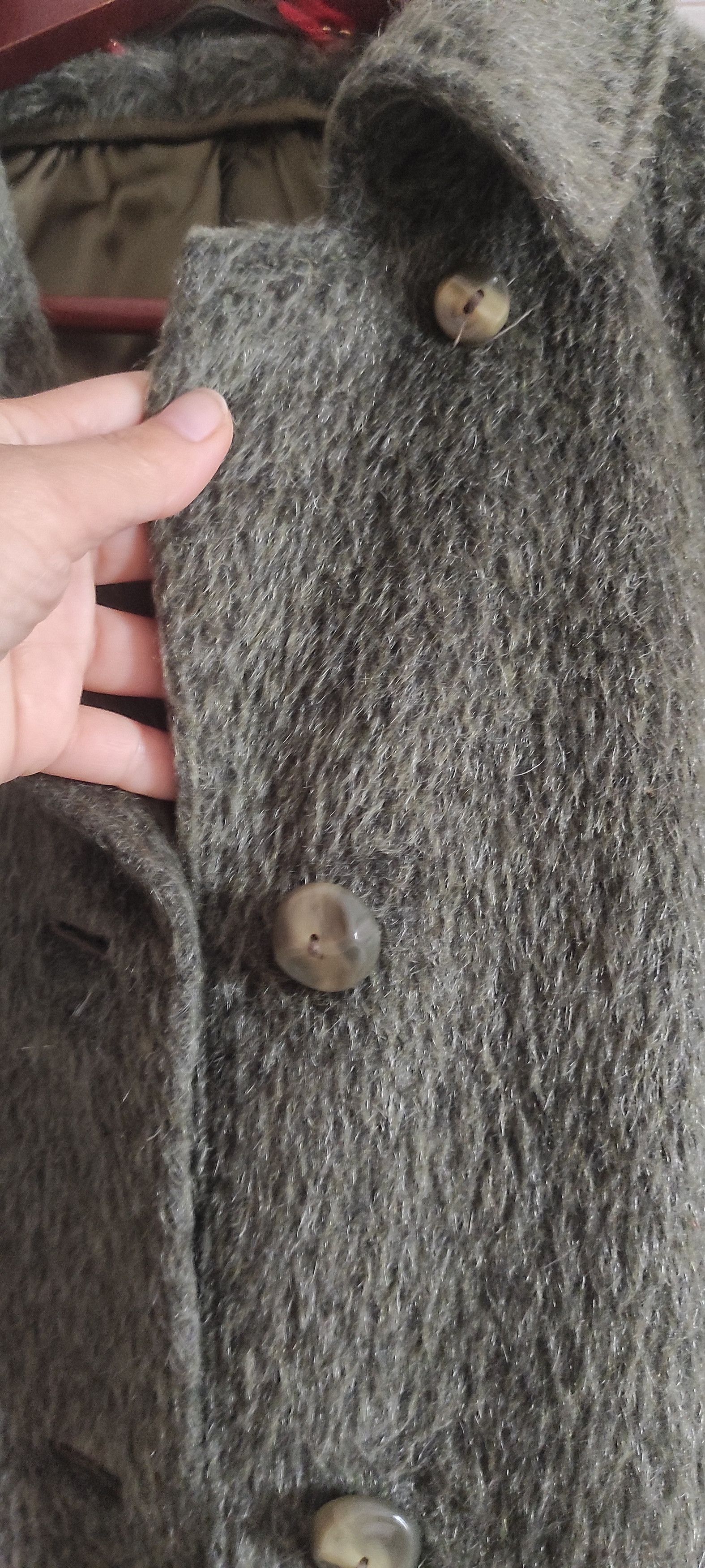 Other Calw Vintage Lamma Wool luxury Coat Made Natural Noble Size M / US 6-8 / IT 42-44 - 10 Thumbnail