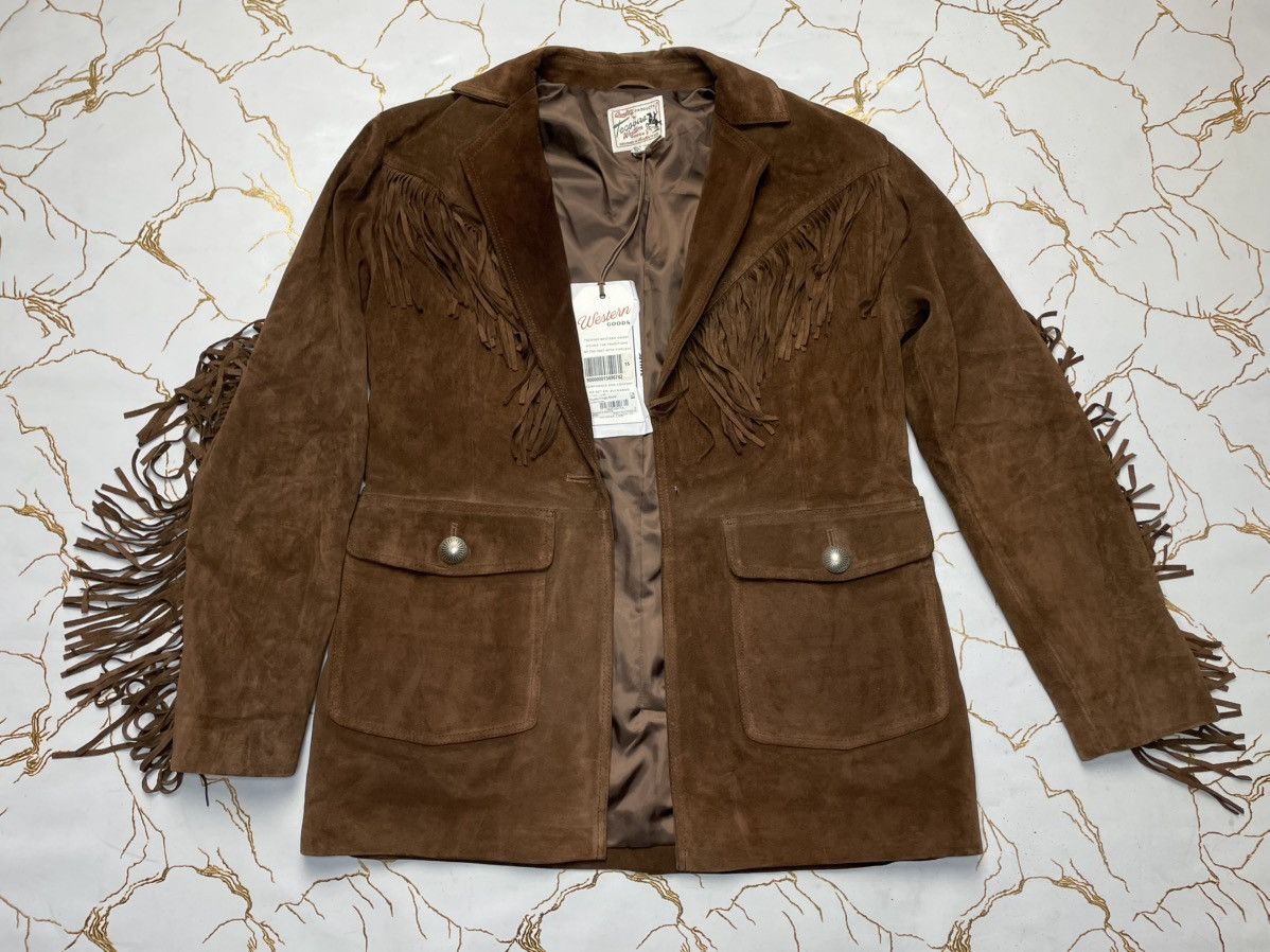Tecovas Tecovas Women Brown Genuine Suede Leather Western Jacket S Size S / US 4 / IT 40 - 2 Thumbnail