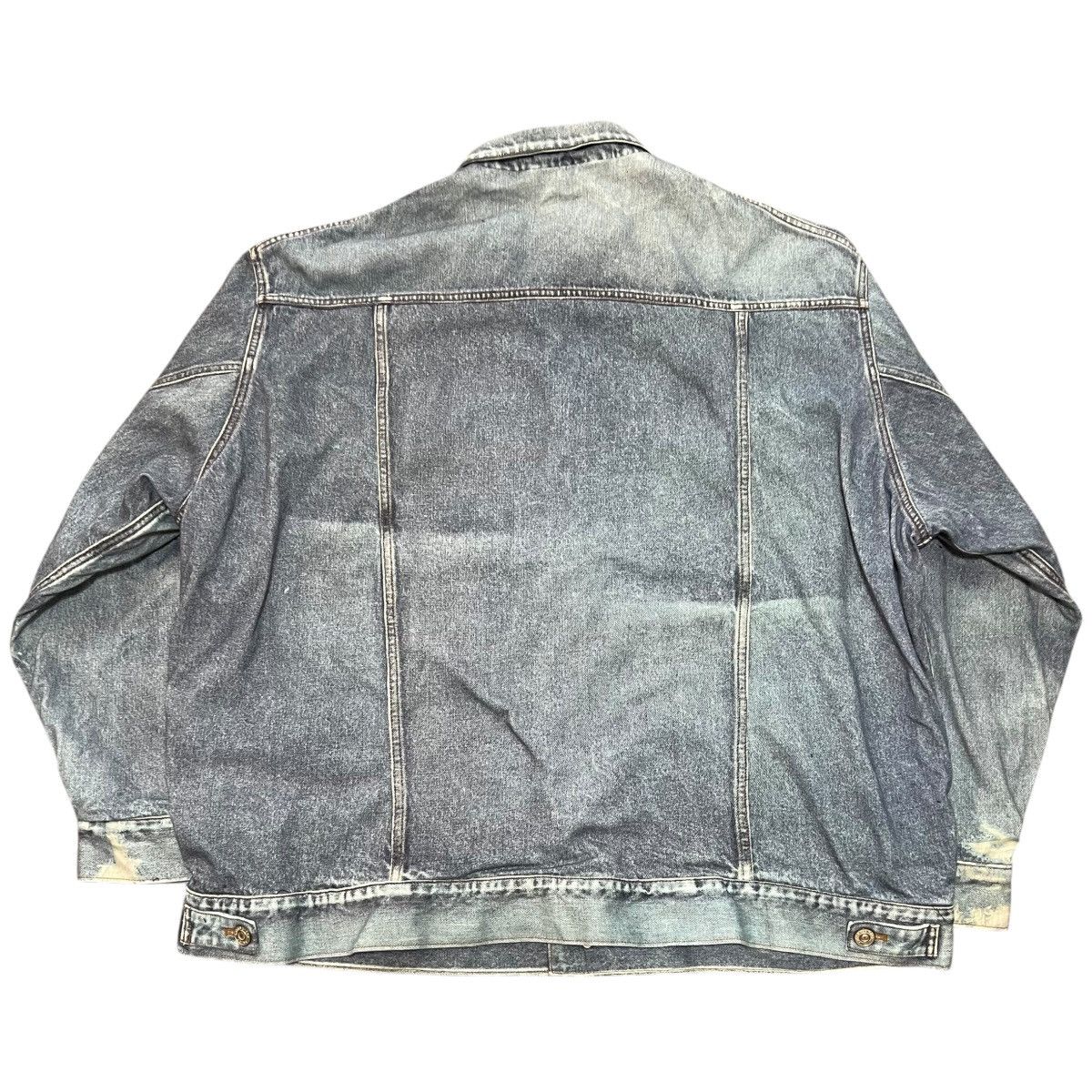 Balenciaga BALENCIAGA 2022AW Trompe-l’œil Heavy Cotton Jersey Denim Set Size US XS / EU 42 / 0 - 12 Thumbnail