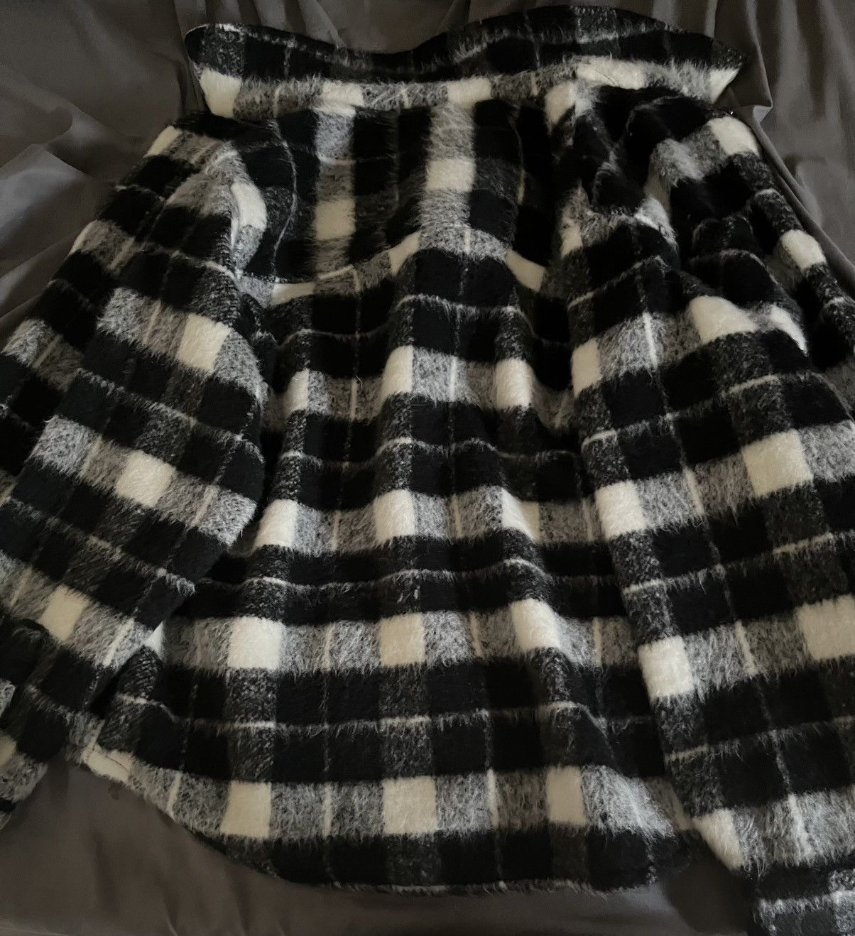 Fashion Nova Shacket - Black/ White Size US M / EU 48-50 / 2 - 2 Thumbnail