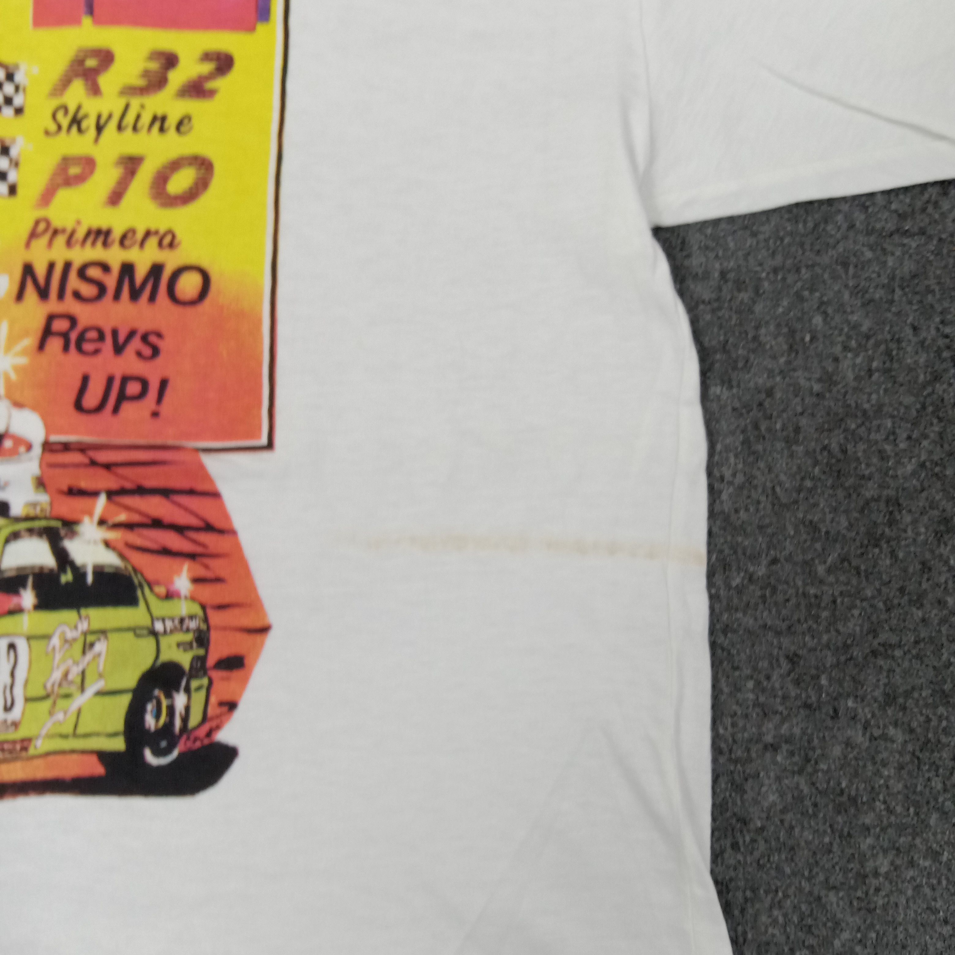 Nissan NISMO Skyline Primera 90's Japan Racing Tshirt C259N29 Size US L / EU 52-54 / 3 - 4 Thumbnail