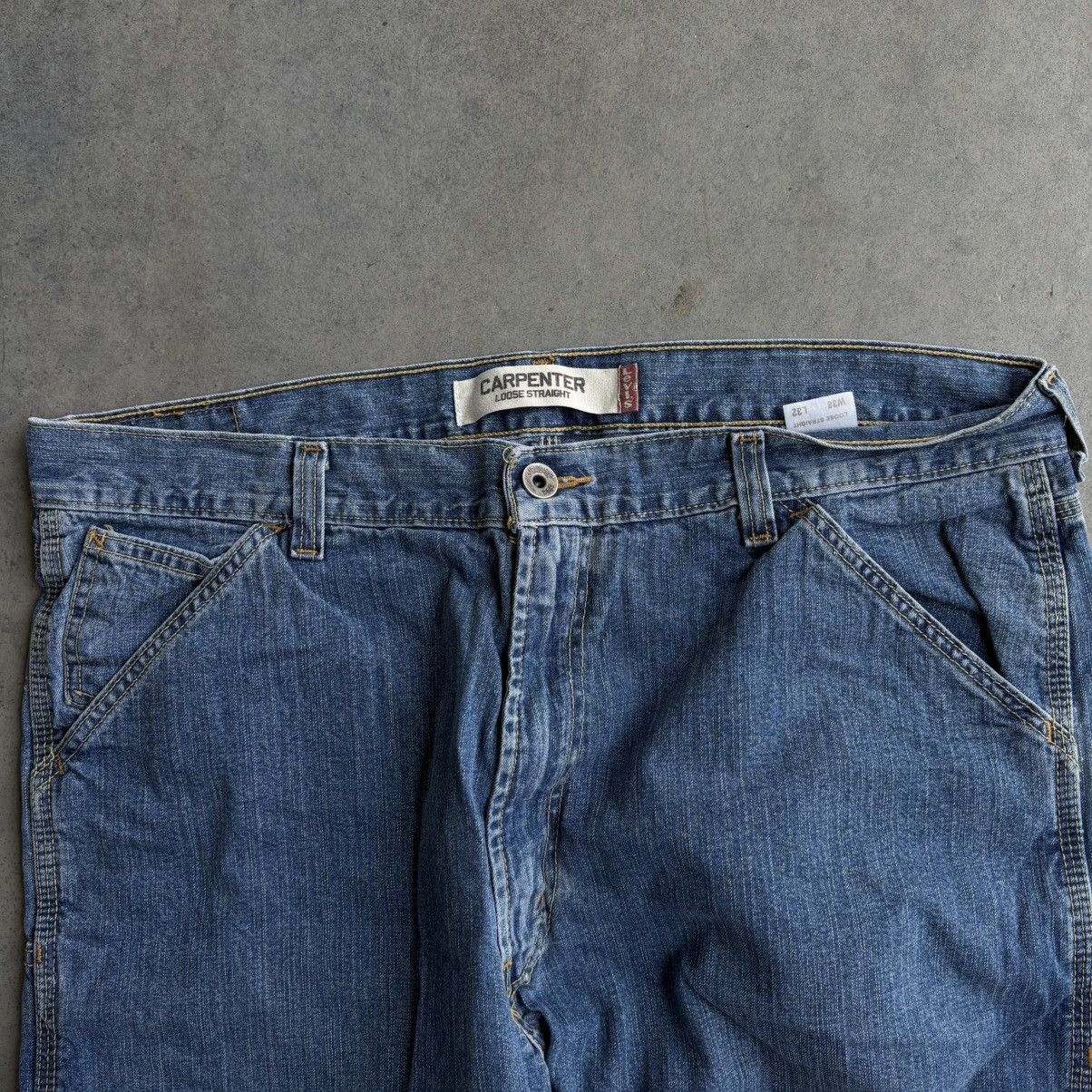 Carhartt × Levi's × Vintage Vintage Y2K Levi's 560 38x28 Baggy Low Wide Leg Denim Jeans Size US 38 / EU 54 - 7 Thumbnail