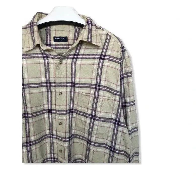 Flannel × Japanese Brand Japanese Brand Uniqlo Plaid Tartan Flannel Shirt 👕 Size US L / EU 52-54 / 3 - 2 Thumbnail