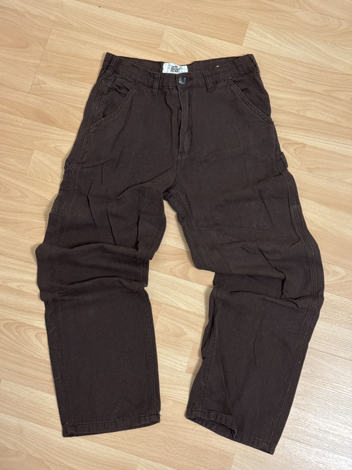 Urban Heritage Brown Denim Painter Jeans Size US 32 / EU 48 - 1 Thumbnail