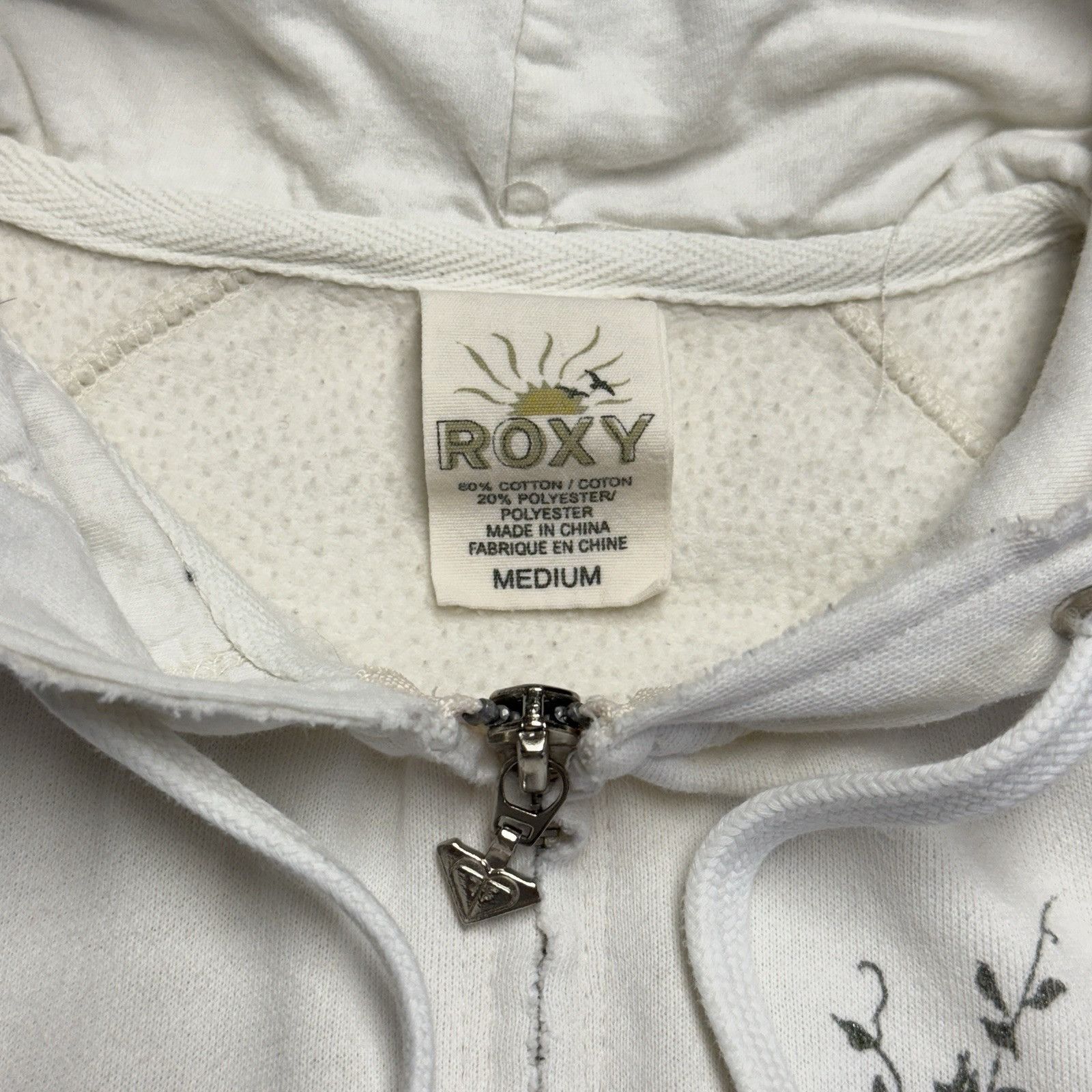 Vintage Vintage Y2K Roxy Hoodie Sweatshirt Womens Medium 16.5x20.5 W Size M / US 6-8 / IT 42-44 - 13 Thumbnail