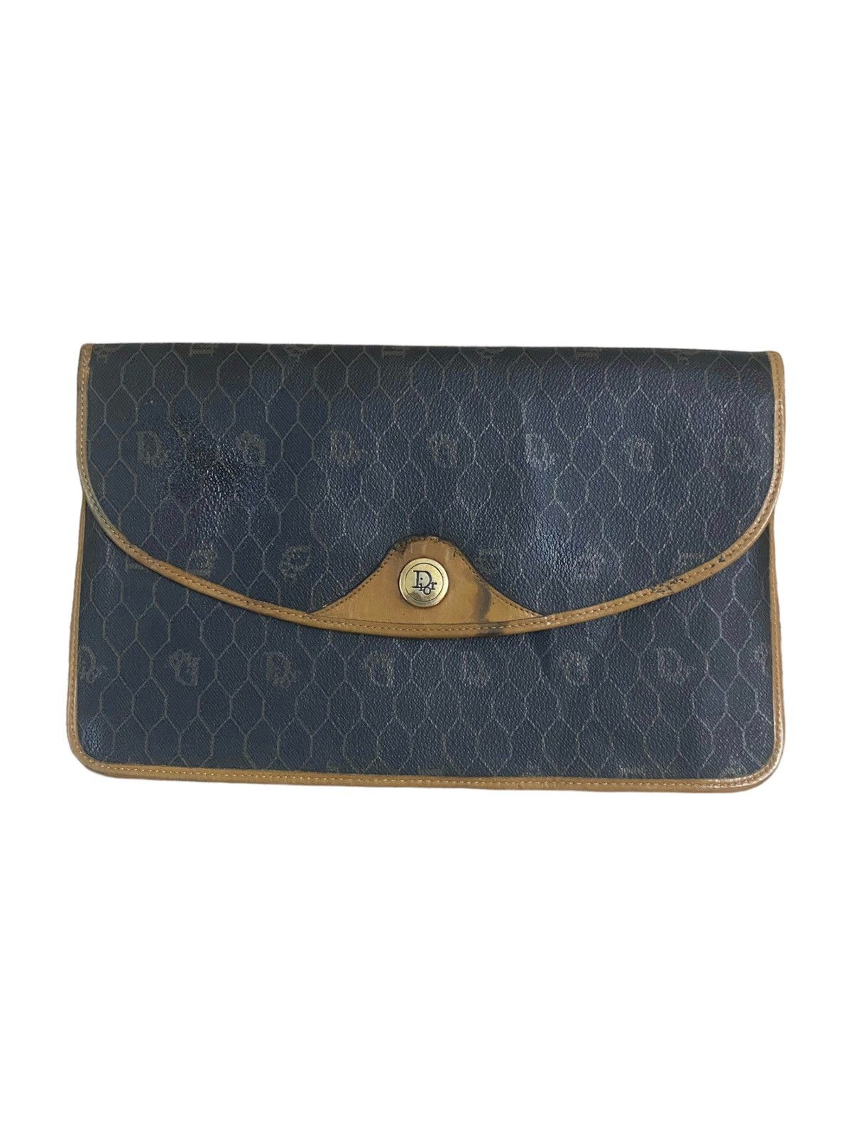Christian Dior Monsieur × Dior Vintage Honeycomb Dior Clutch Bag Size ONE SIZE - 1 Thumbnail
