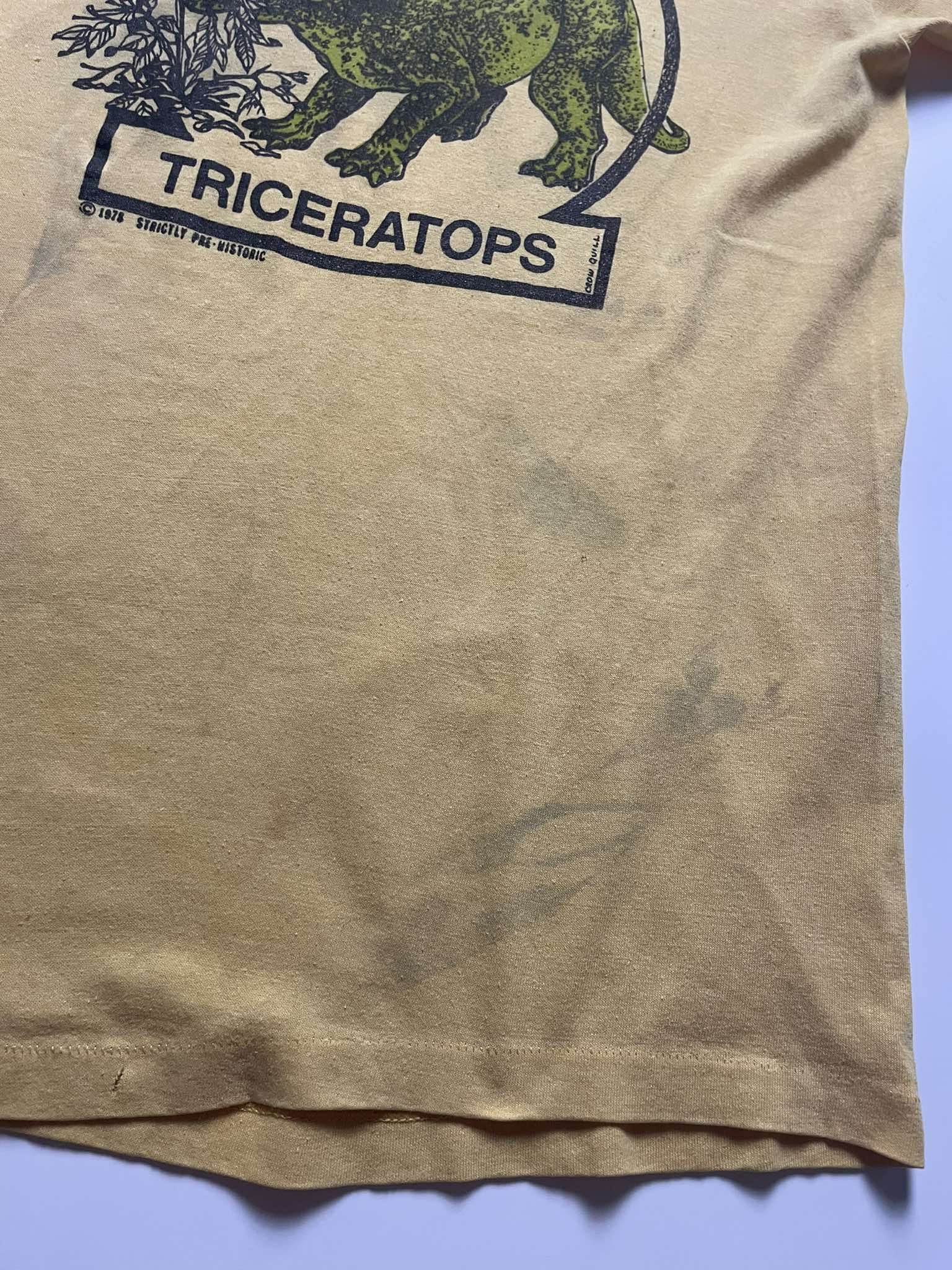 Vintage Vintage 1970s Dinosaur Art Shirt Size US XS / EU 42 / 0 - 9 Thumbnail
