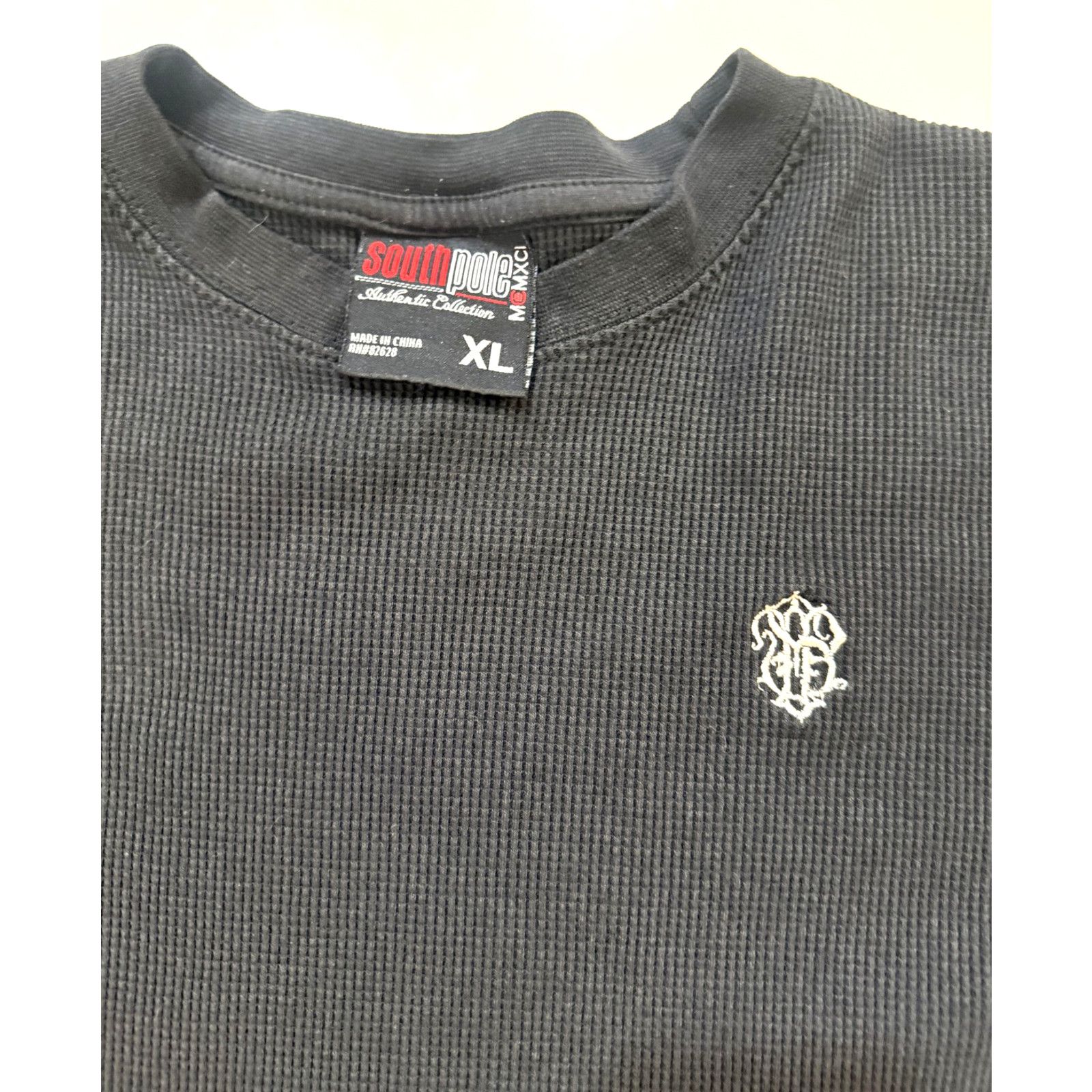 Southpole Southpole Shirt Mens XL Long Sleeve Waffle Streetwear Y2K Size US XL / EU 56 / 4 - 2 Thumbnail