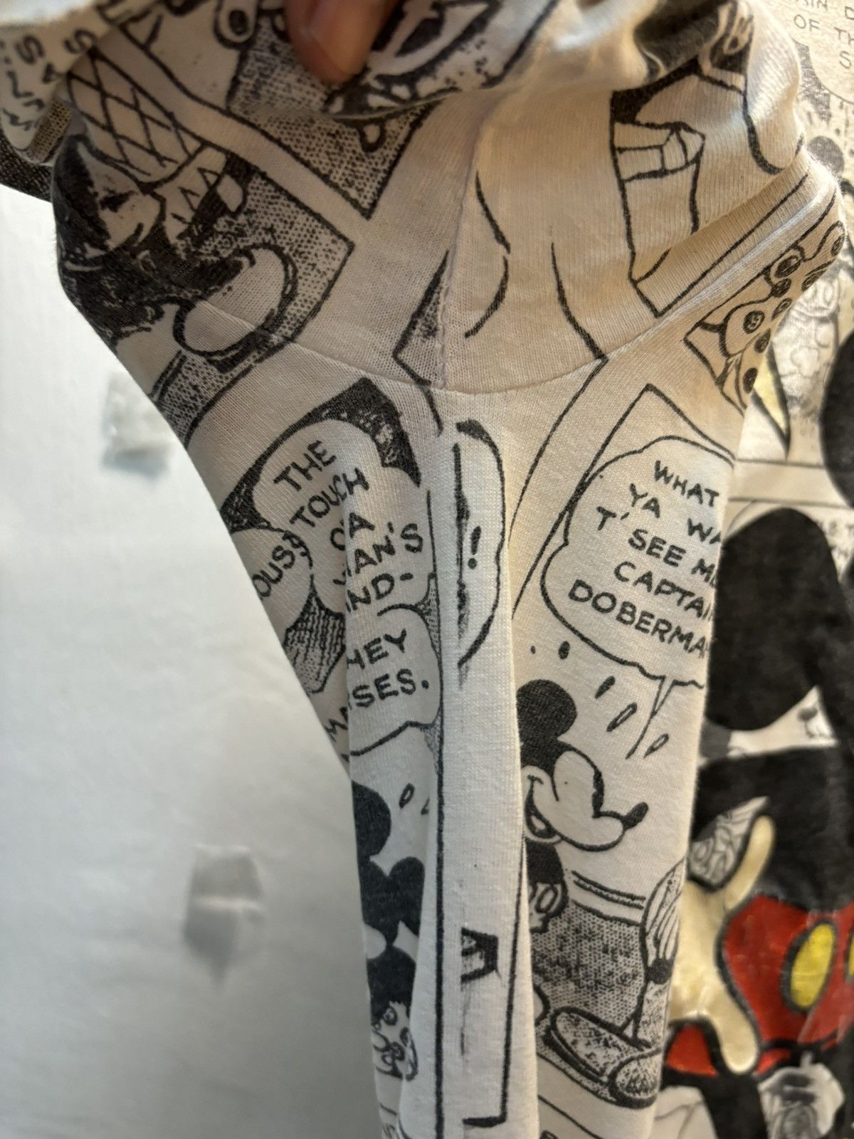 Mickey Mouse × Vintage VINTAGE VTG Mickey Mouse Fullprint Size US L / EU 52-54 / 3 - 13 Thumbnail