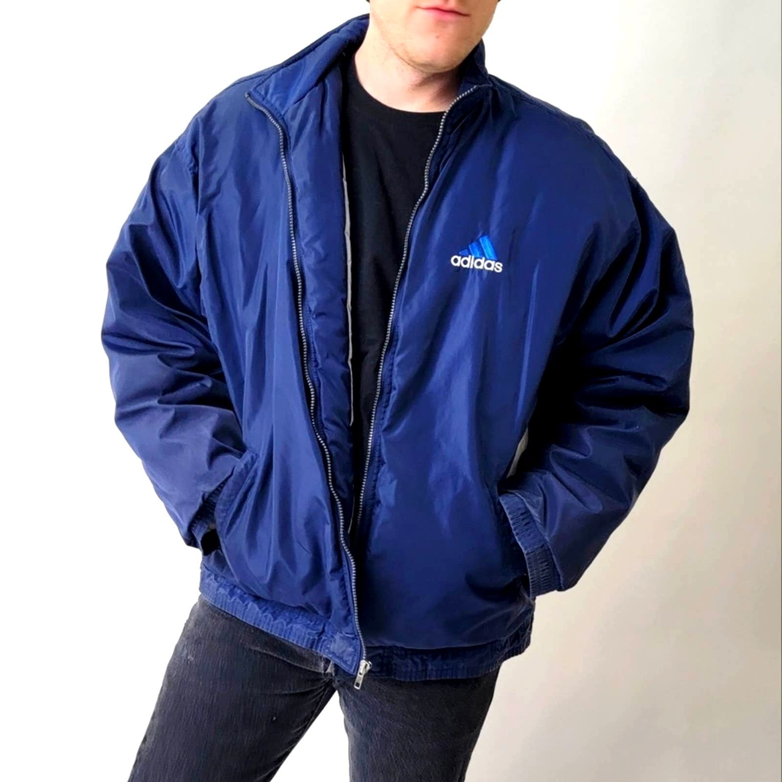 Adidas Vintage Y2k adidas Quilted Puffer Jacket Parka - XL Size US XL / EU 56 / 4 - 2 Thumbnail