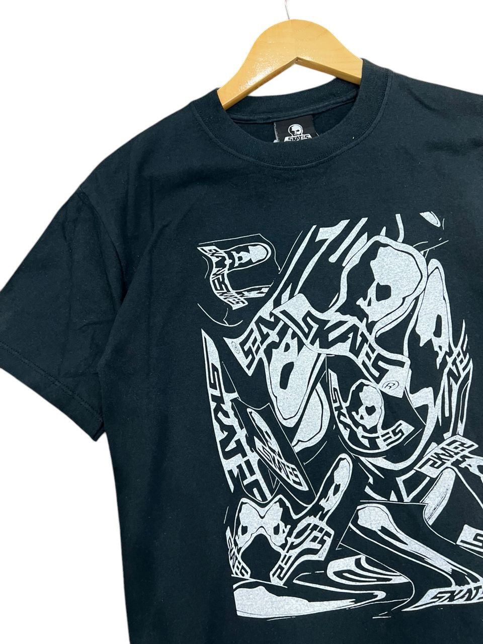 Vintage Vintage 90’s Skull Skates Tee Sun Faded Size US S / EU 44-46 / 1 - 3 Thumbnail