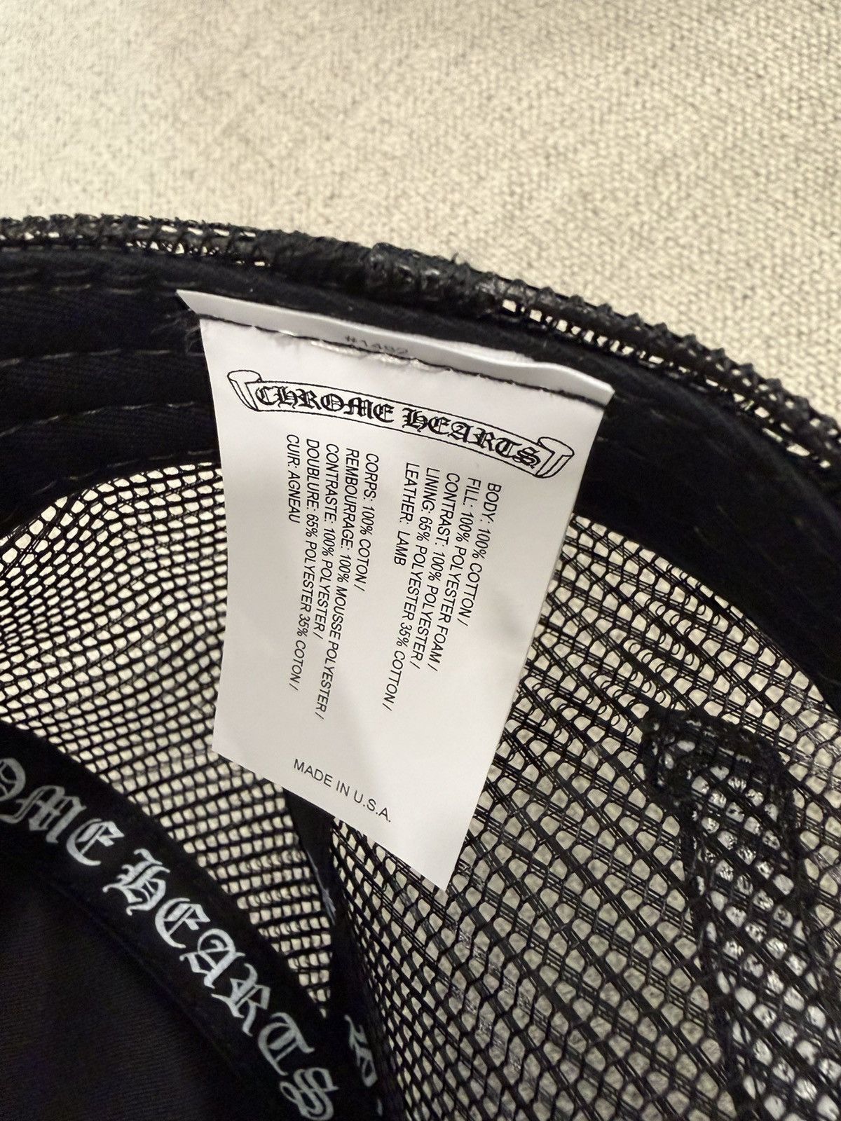 Chrome Hearts Chrome Hearts Black Cemetery Hat Size ONE SIZE - 4 Thumbnail