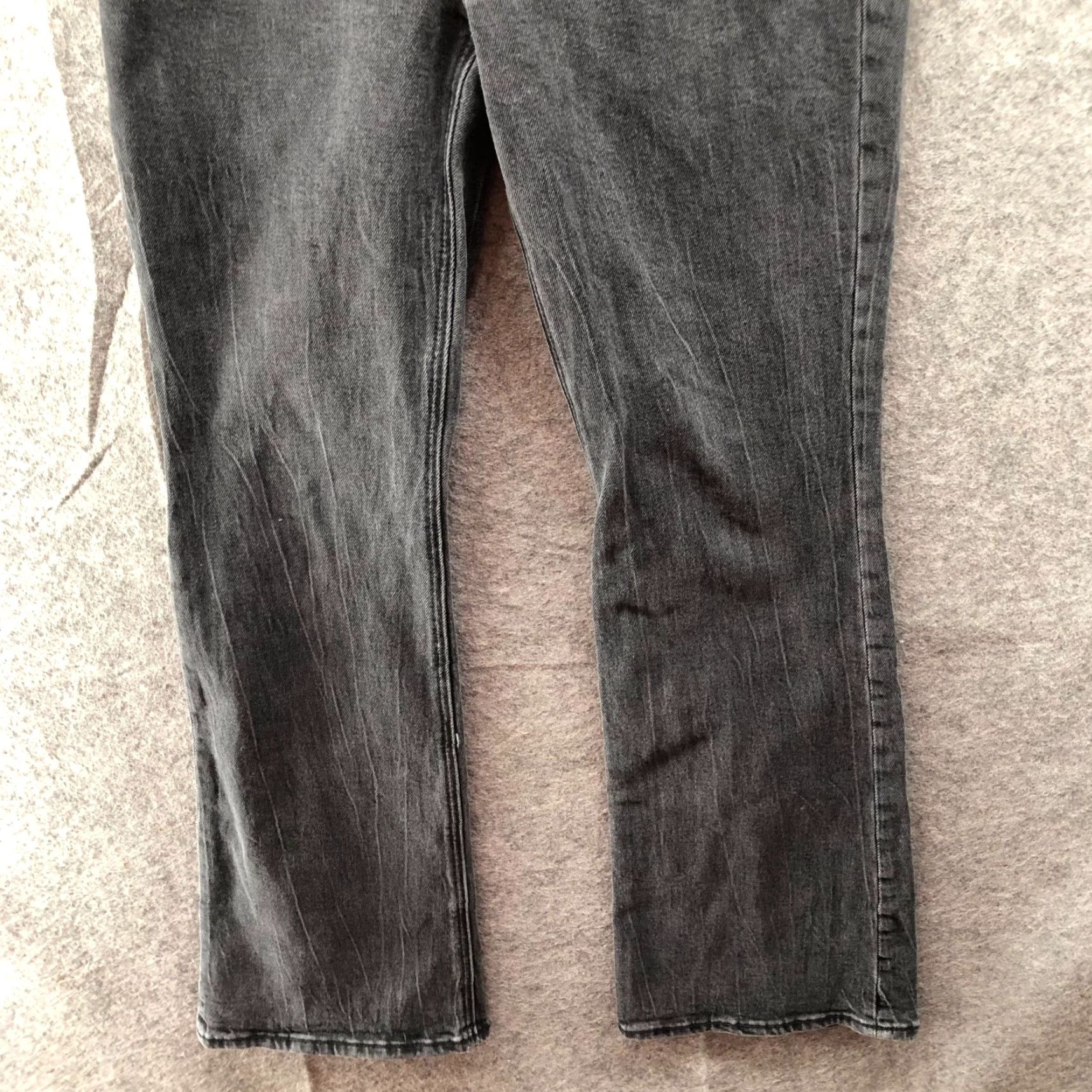 Old Navy Old Navy Jeans Womens 6 Black Washed Extra High Rise Flare Stretch Size 28" / US 6 / IT 42 - 4 Thumbnail