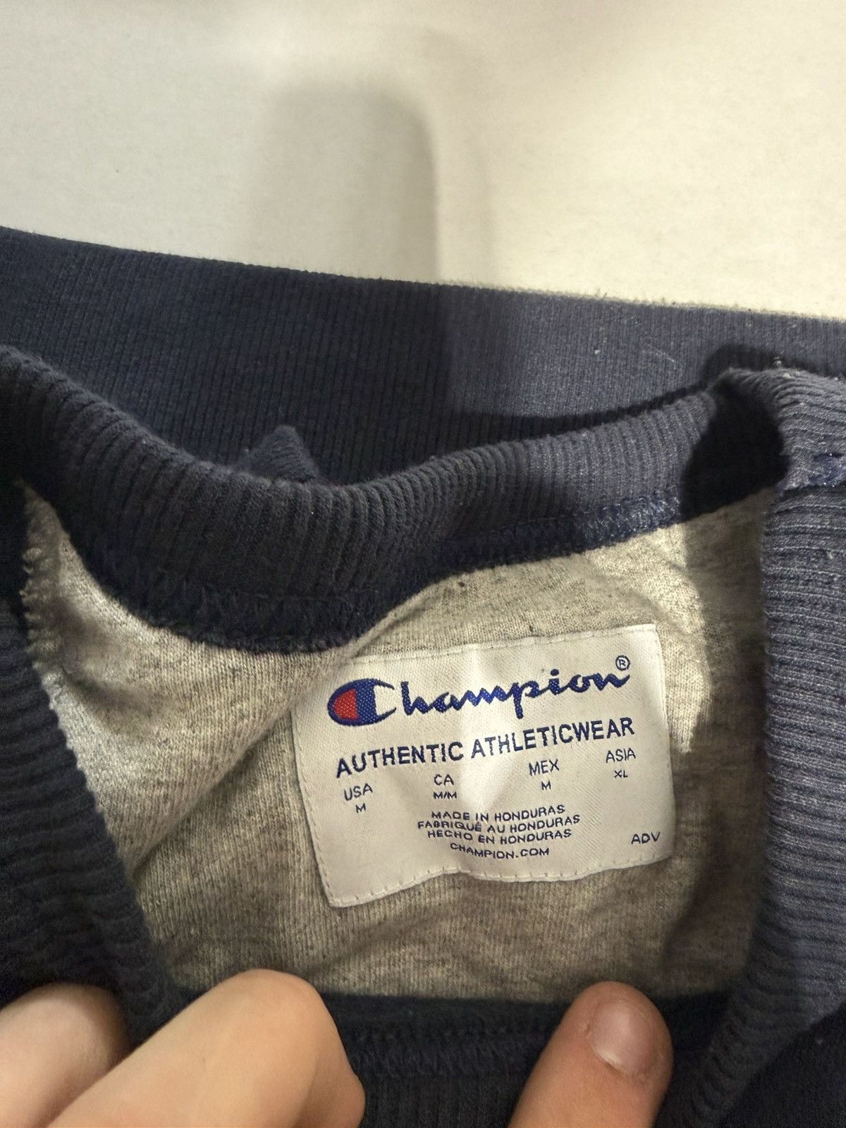 Champion Navy Blue Champion Crew Neck Size US M / EU 48-50 / 2 - 4 Thumbnail