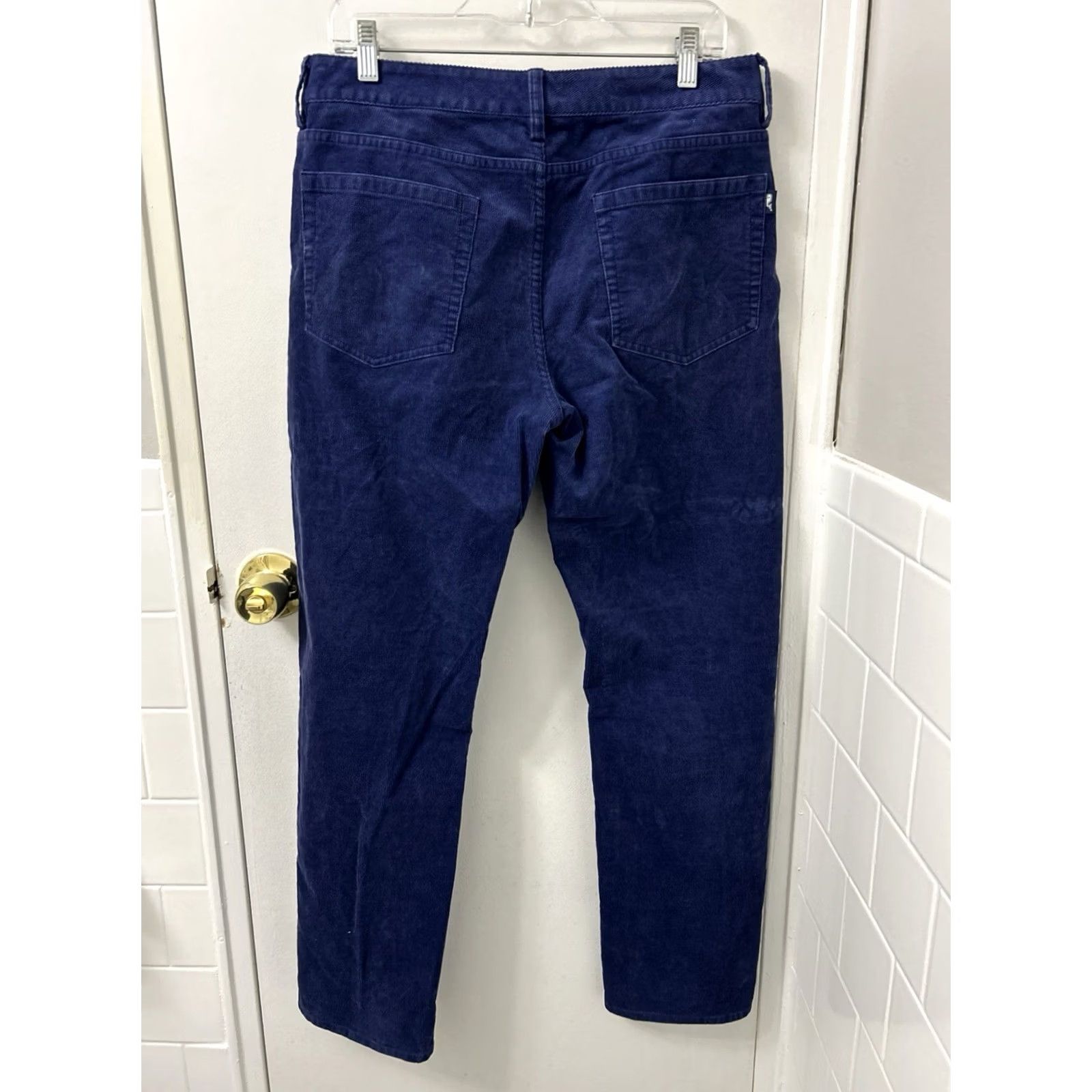 Vineyard Vines VINTAGE Vineyard Vines Corduroy Pants Mens 32x30 Blue Straight Fit 5 Pockets Size US 32 / EU 48 - 6 Thumbnail