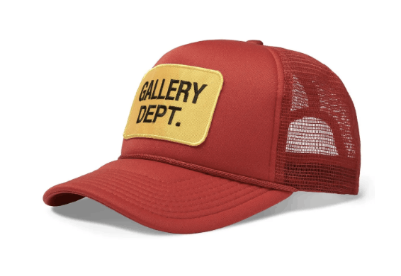 Gallery Dept. Gallery Dept. Souvenir Trucker Cap Red Mesh Logo Hat Size ONE SIZE - 2 Thumbnail