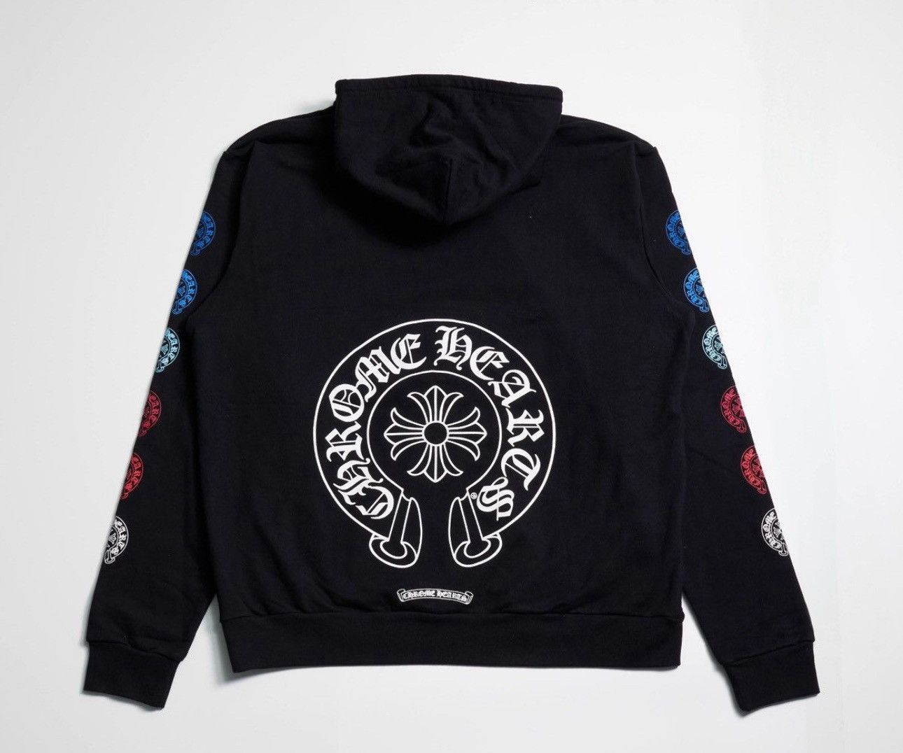 Chrome Hearts CHROME HEARTS Multi Color Horseshoe Logo Zip Up Hoodie BLACK Size M / US 6-8 / IT 42-44 - 1 Thumbnail