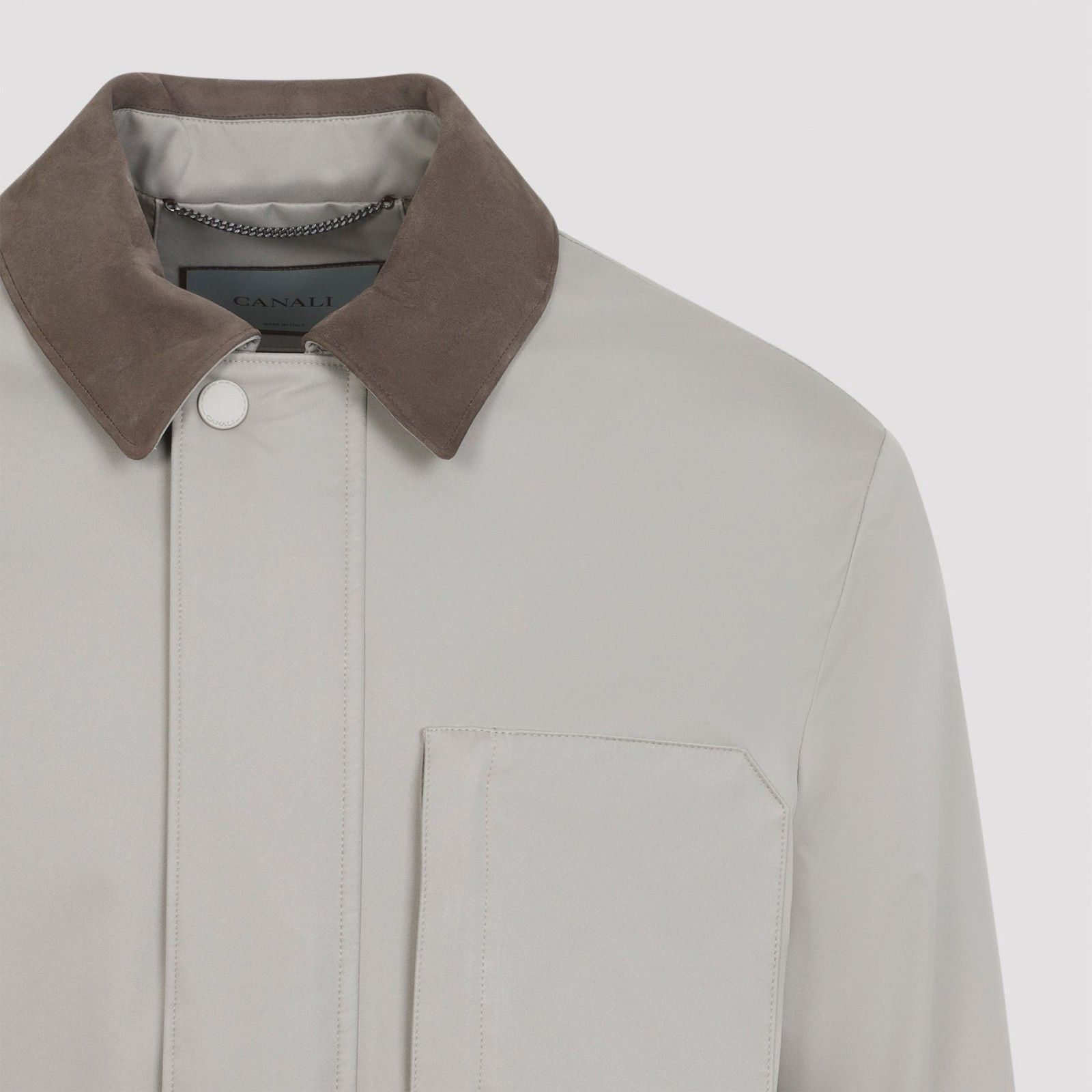 Canali CANALI Beige Jacket New & Authentic (Men's size:L;) Size US L / EU 52-54 / 3 - 2 Thumbnail