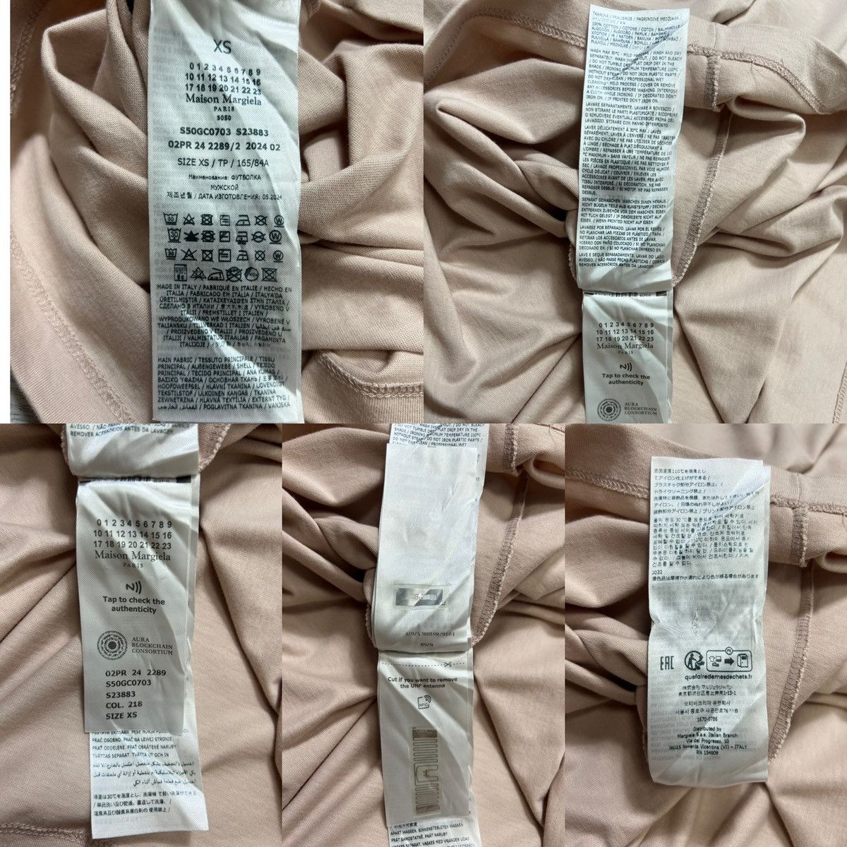 Maison Margiela - Number Logo Embroidered Oversized T-Shirt