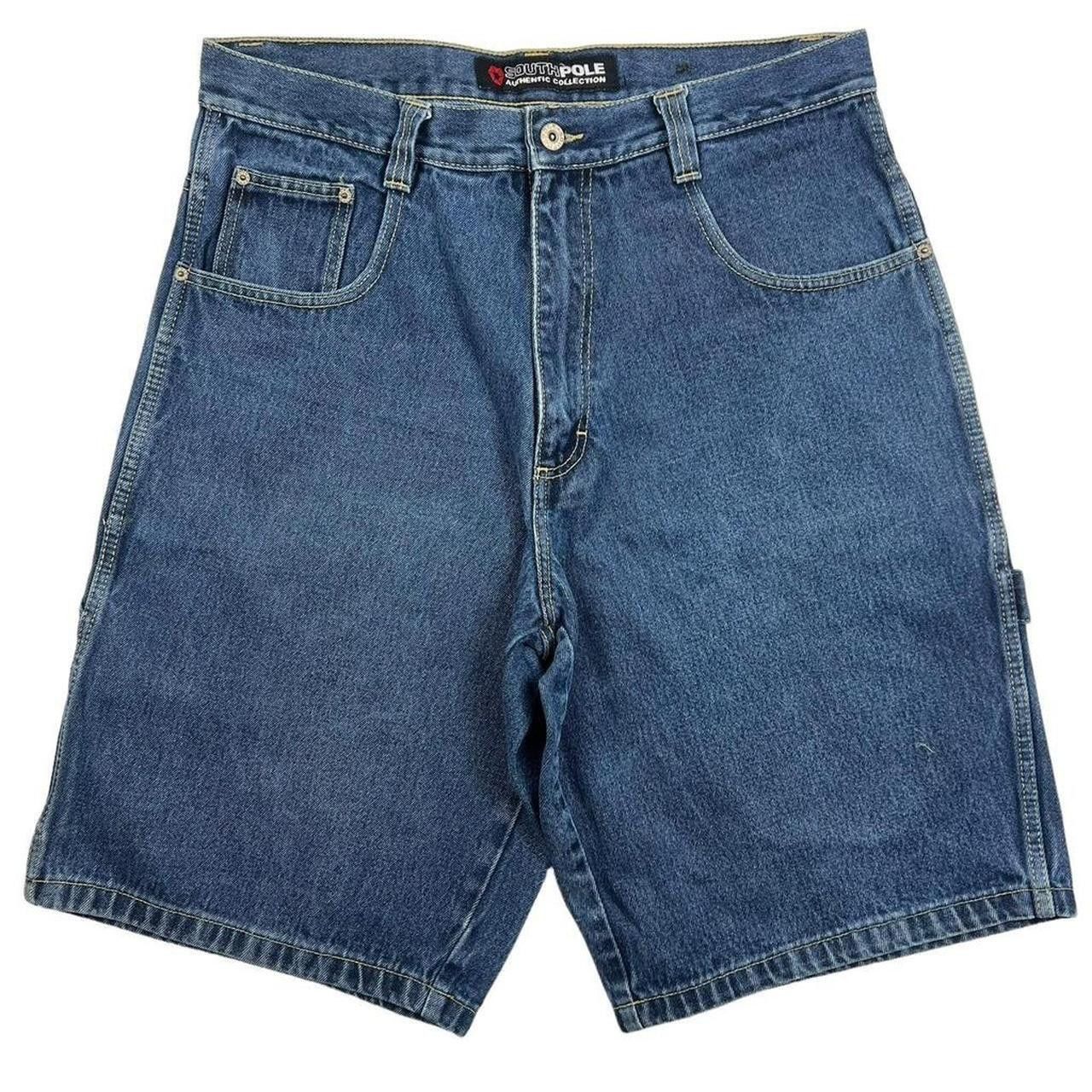 Southpole Vintage Baggy Southpole Denim Shorts / Jorts - Waist: 36” Size US 36 / EU 52 - 2 Thumbnail