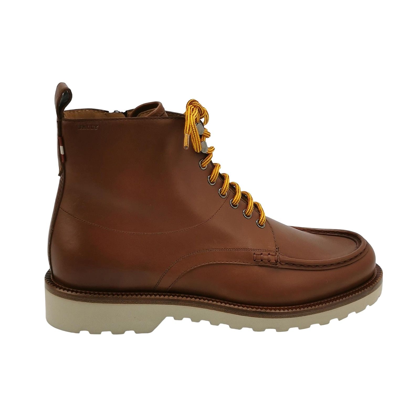 Bally Bally Brown Leather Lace-Up Boots Size EU 42.5 Size US 9 / EU 42 - 1 Thumbnail
