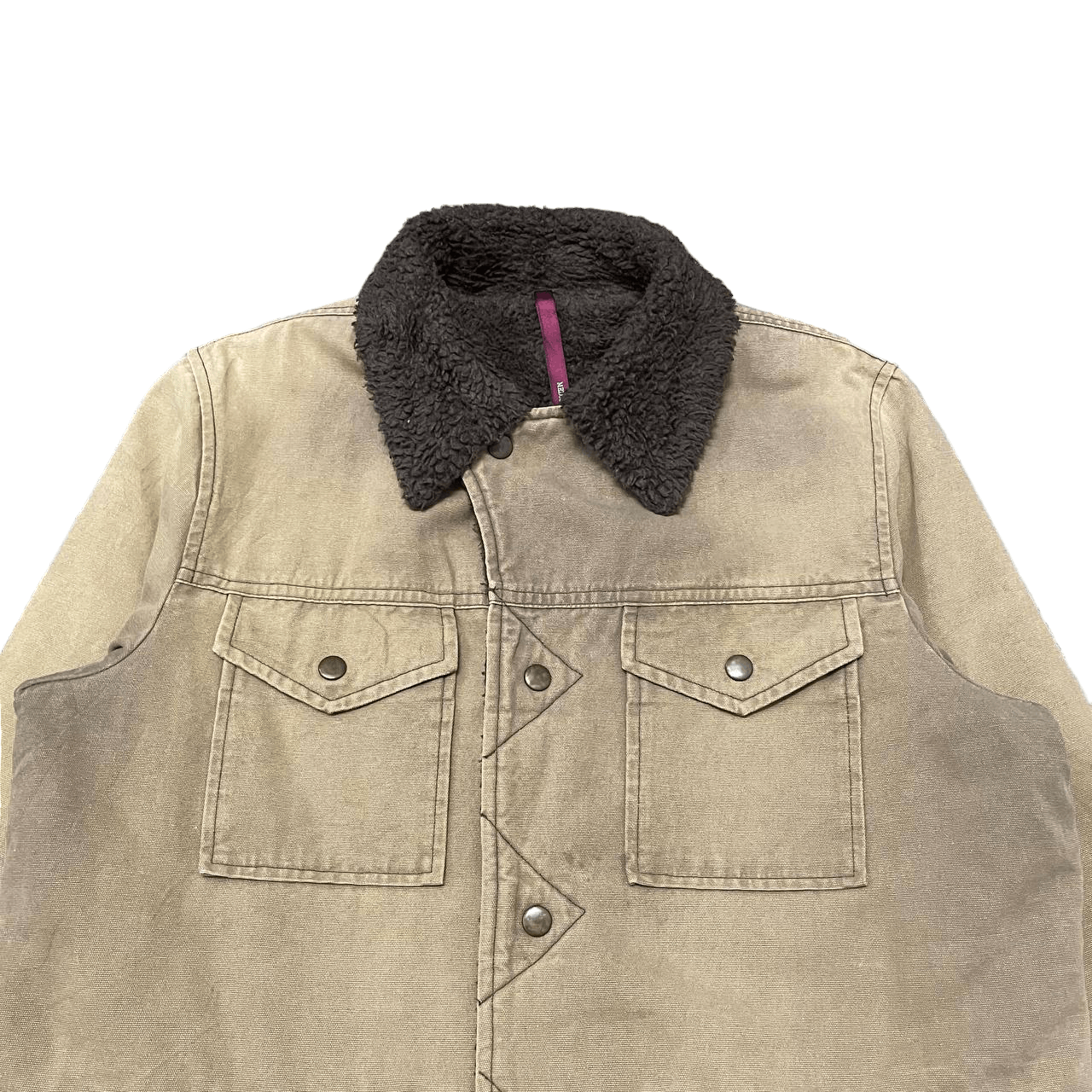 Japanese Brand Vintage Hikari Shoji Sherpa Linning Jacket Multi Pocket Size US M / EU 48-50 / 2 - 2 Thumbnail