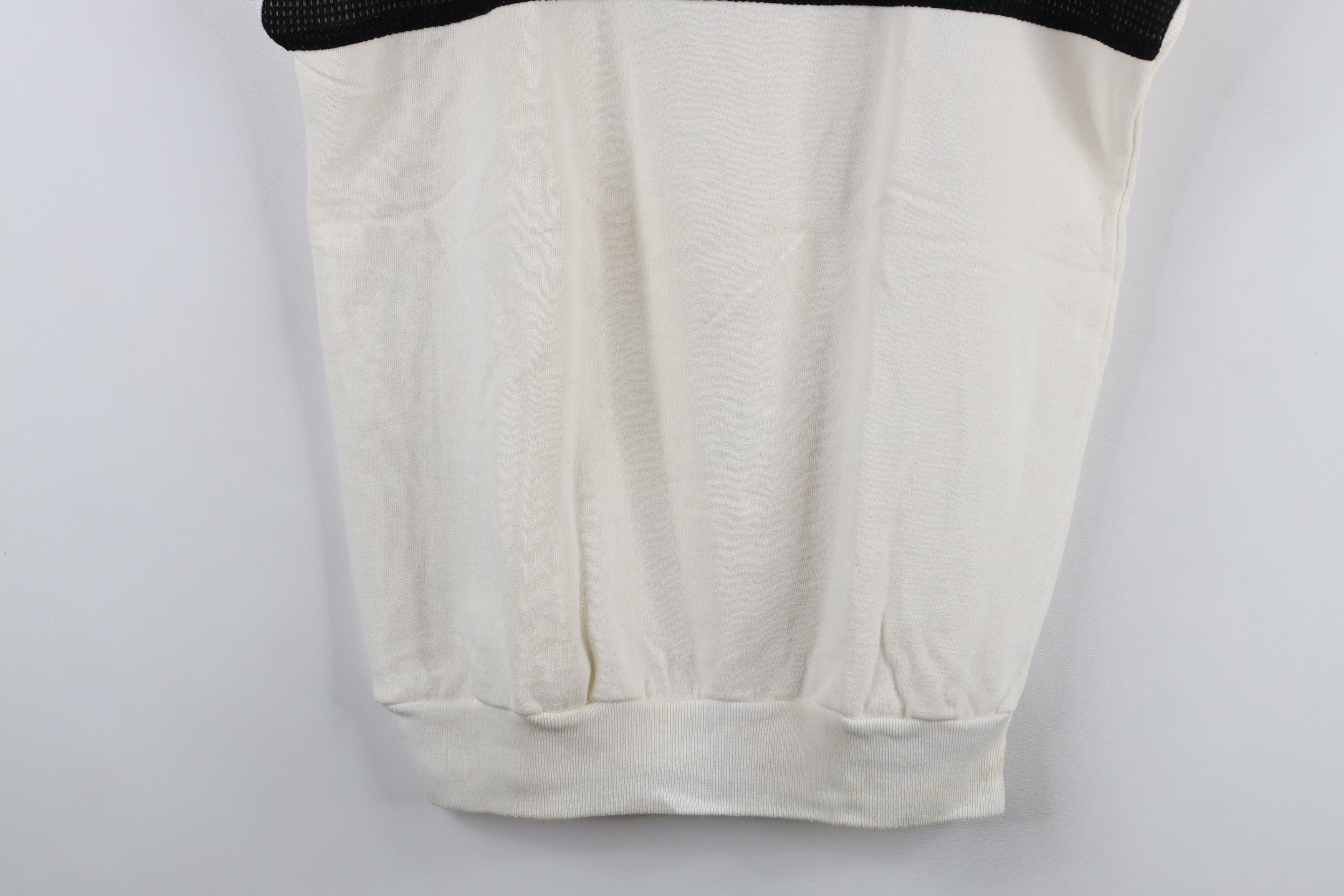 Vintage Vintage 80s 90s Streetwear Mesh Sleeveless Sweatshirt Size M / US 6-8 / IT 42-44 - 3 Thumbnail
