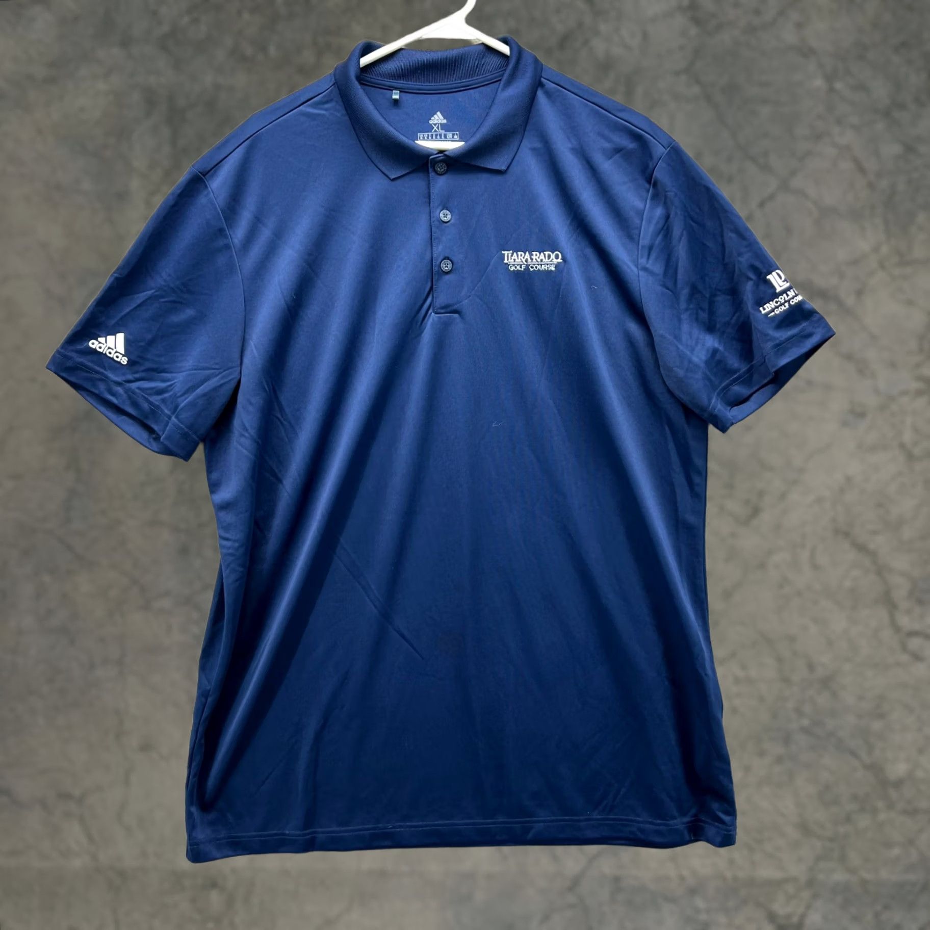 Adidas Adidas Polo Shirt Men XL Blue Navy Primegreen Golf Shirt Polo Adult Extra Large Blue Nutmeg? Size US XL / EU 56 / 4 - 1 Thumbnail