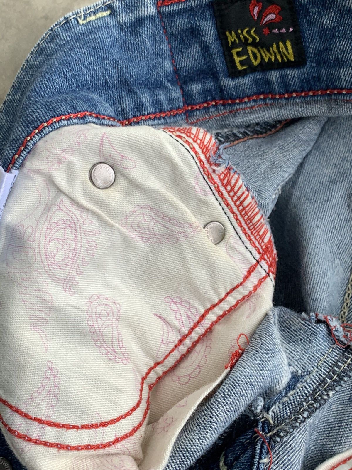 Edwin × Japanese Brand × Vintage Miss Edwin Company LTD Edwin Size 28" / US 6 / IT 42 - 13 Thumbnail