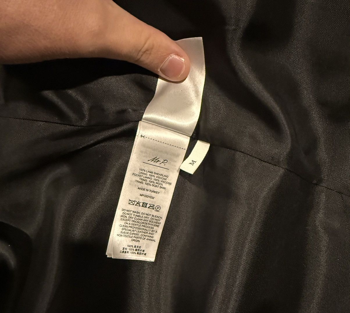 Mr P. Black Shearling Vest Size US M / EU 48-50 / 2 - 3 Thumbnail