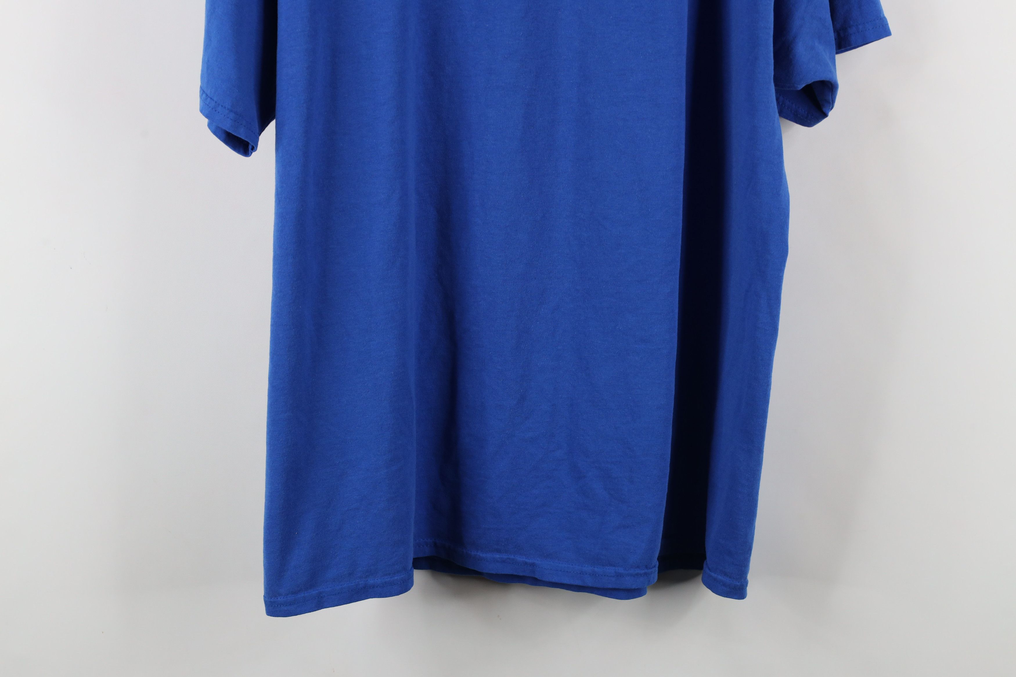 Vintage Vintage 90s Spell Out Jeep Motor Co Toledo T-Shirt Blue Size US L / EU 52-54 / 3 - 11 Thumbnail
