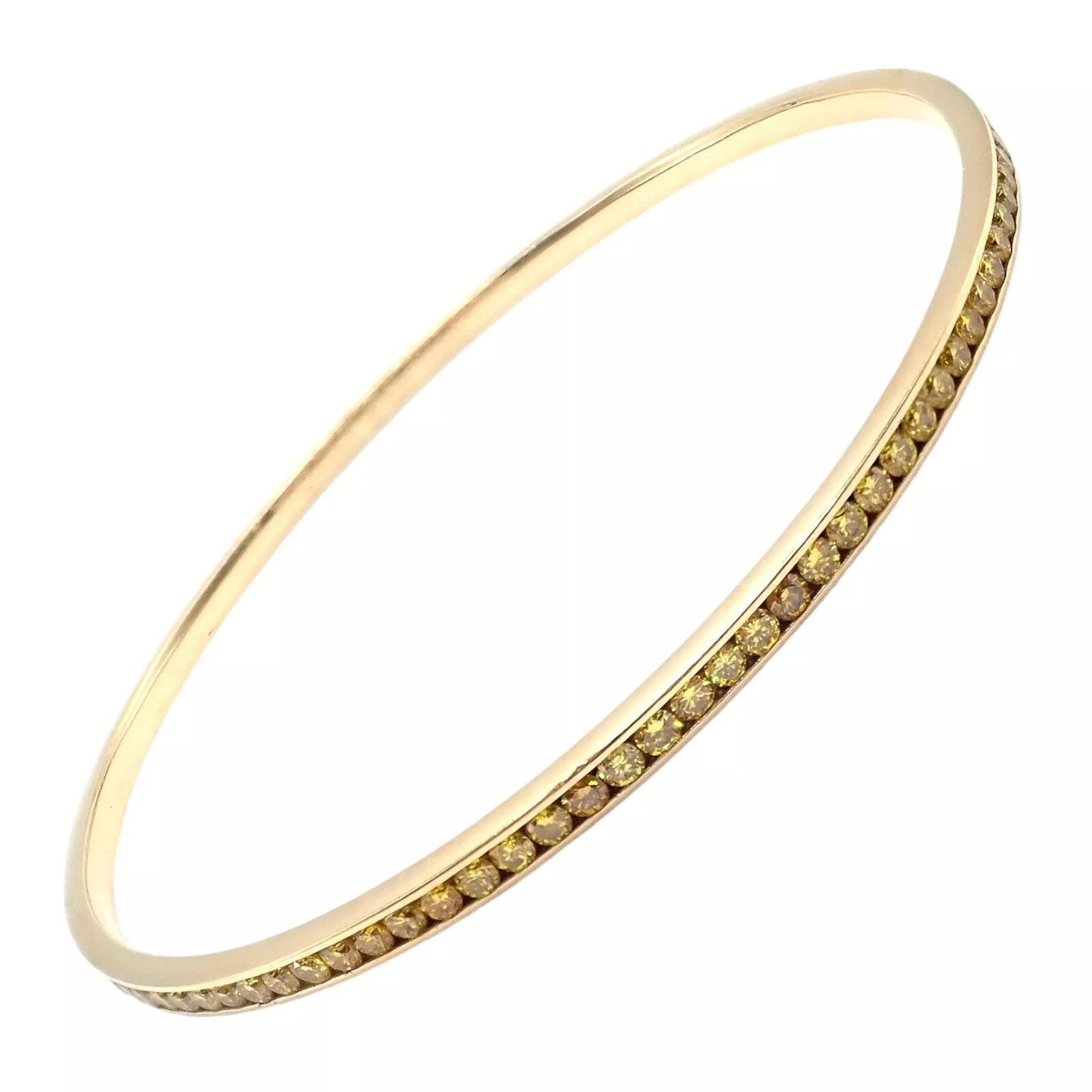 Jacob & Co. Jacob & Co 18k Full 3.5ctw Diamond Bangle Bracelet Size ONE SIZE - 1 Thumbnail