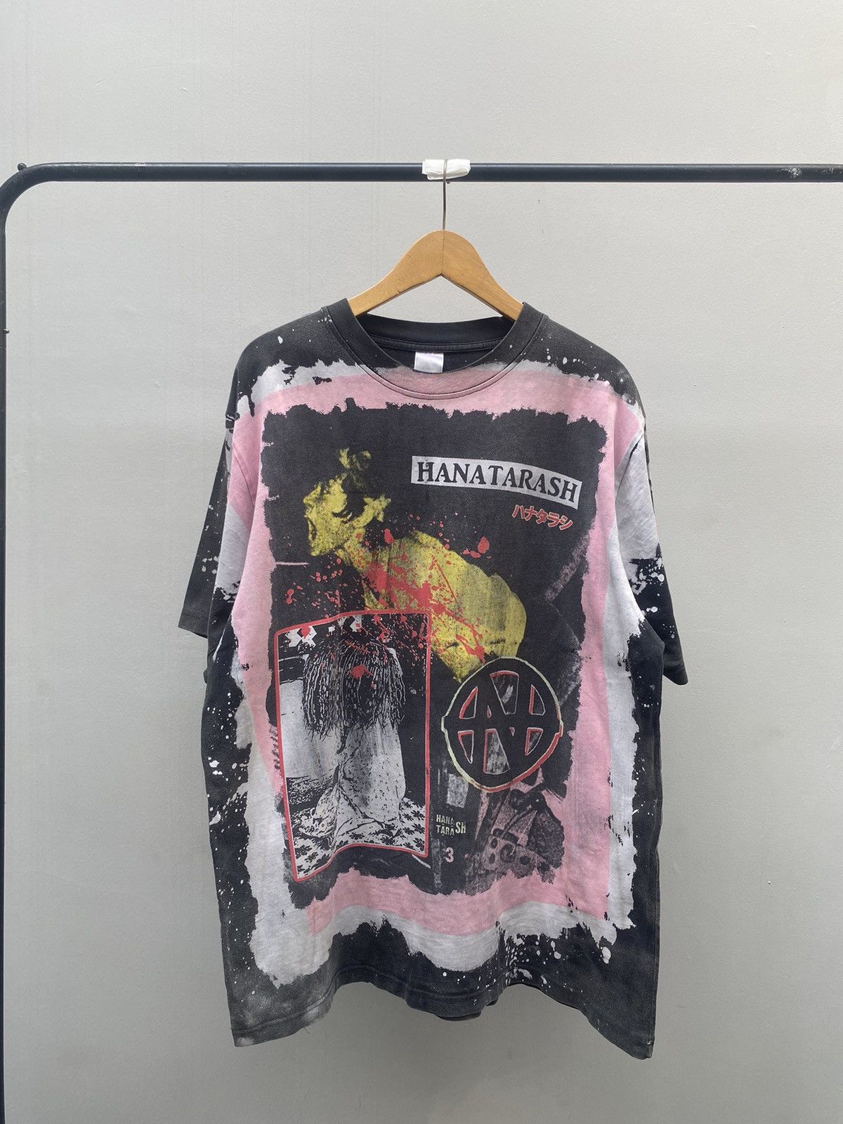 Band Tees Trashead Hanatarash Noise T Shirt Sun Faded ERD Grunge Size US XL / EU 56 / 4 - 1 Thumbnail