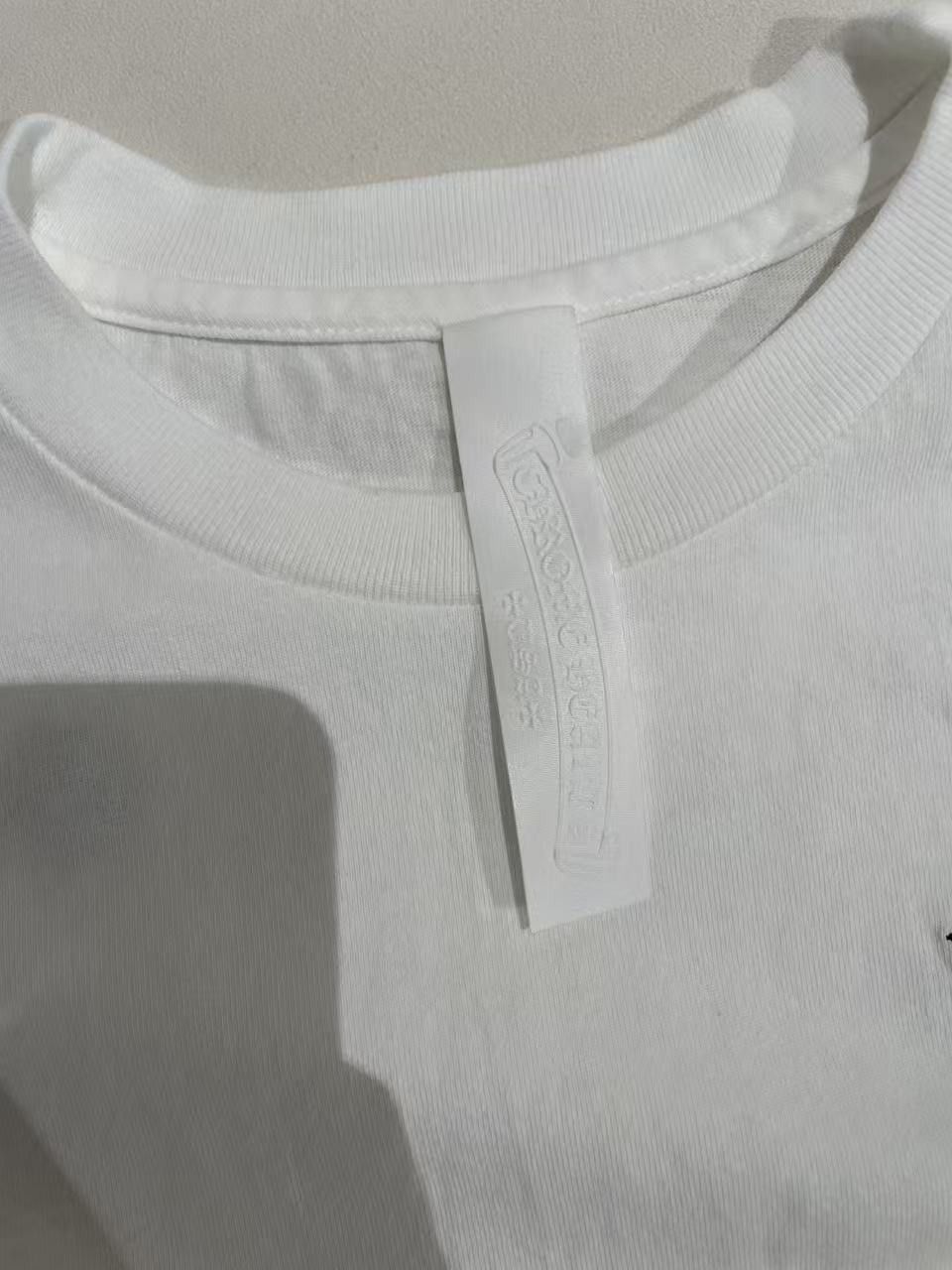 Chrome Hearts Chrome Hearts Embroidered Dagger White Short Sleeve Tee Size M / US 6-8 / IT 42-44 - 4 Thumbnail