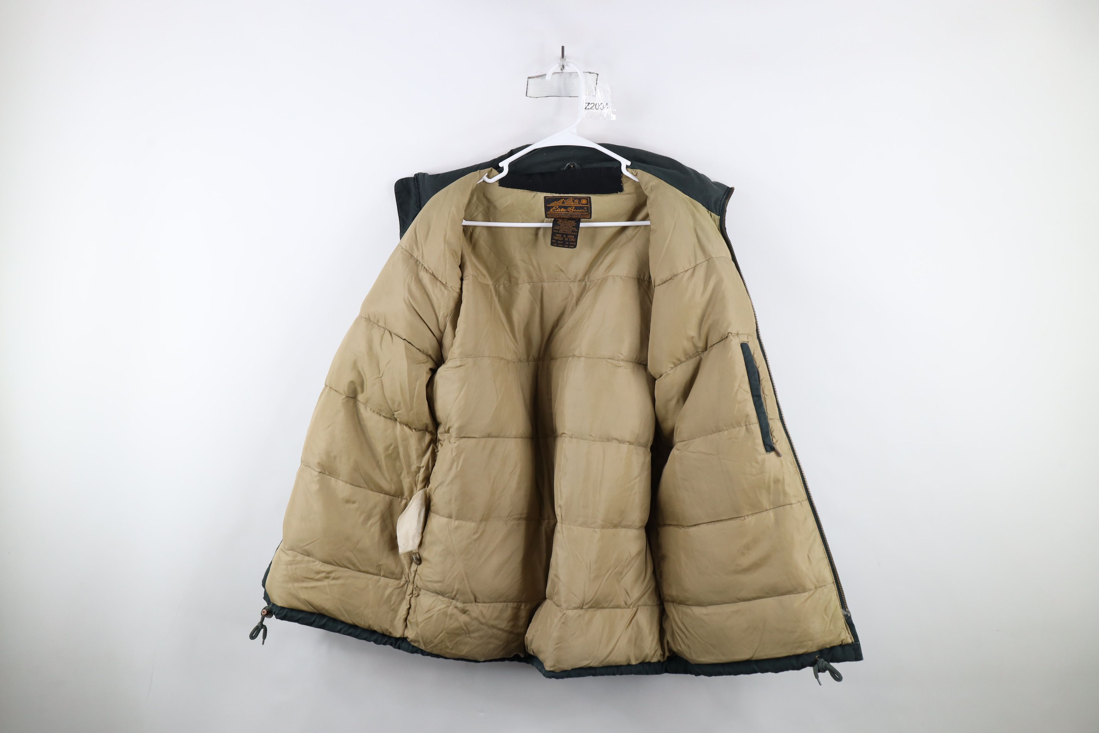 Eddie Bauer × Vintage Vintage 90s Eddie Bauer Duck Down Puffer Jacket Green Size US S / EU 44-46 / 1 - 13 Thumbnail