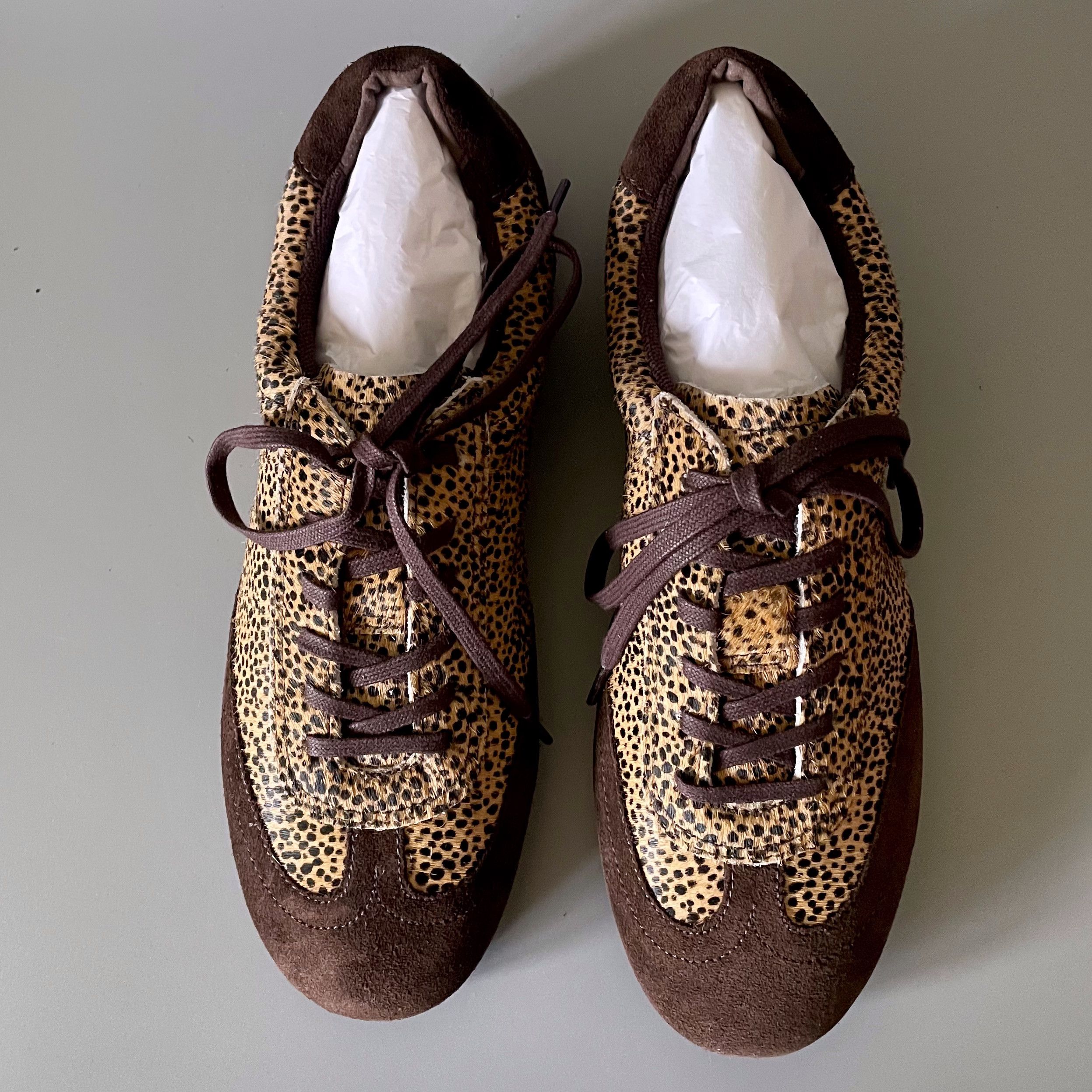 Anthropologie Anthropologie Maeve Low Profile Sneakers, Leopard Print Size US 7 / IT 37 - 9 Thumbnail