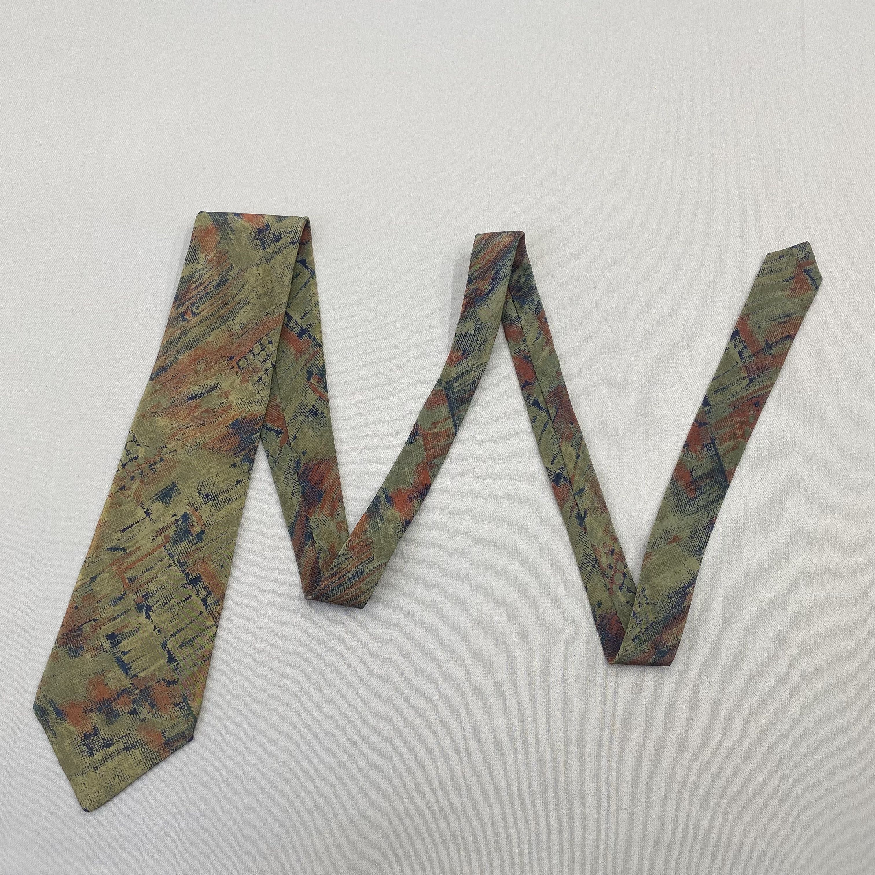Issey Miyake Vintage Issey Miyake SILK Necktie Cravate Pure Silk Neck Tie Size ONE SIZE - 4 Thumbnail