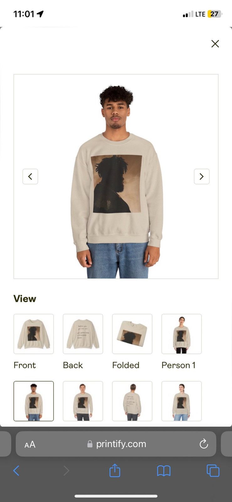 Other Custom sweat shirt Size US S / EU 44-46 / 1 - 1 Thumbnail