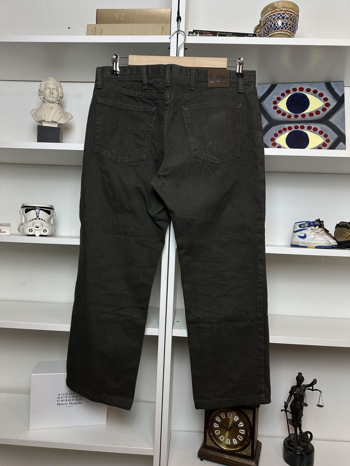 Lee Vintage Lee earth tones brown denim jeans baggy pants Size US 36 / EU 52 - 6 Thumbnail